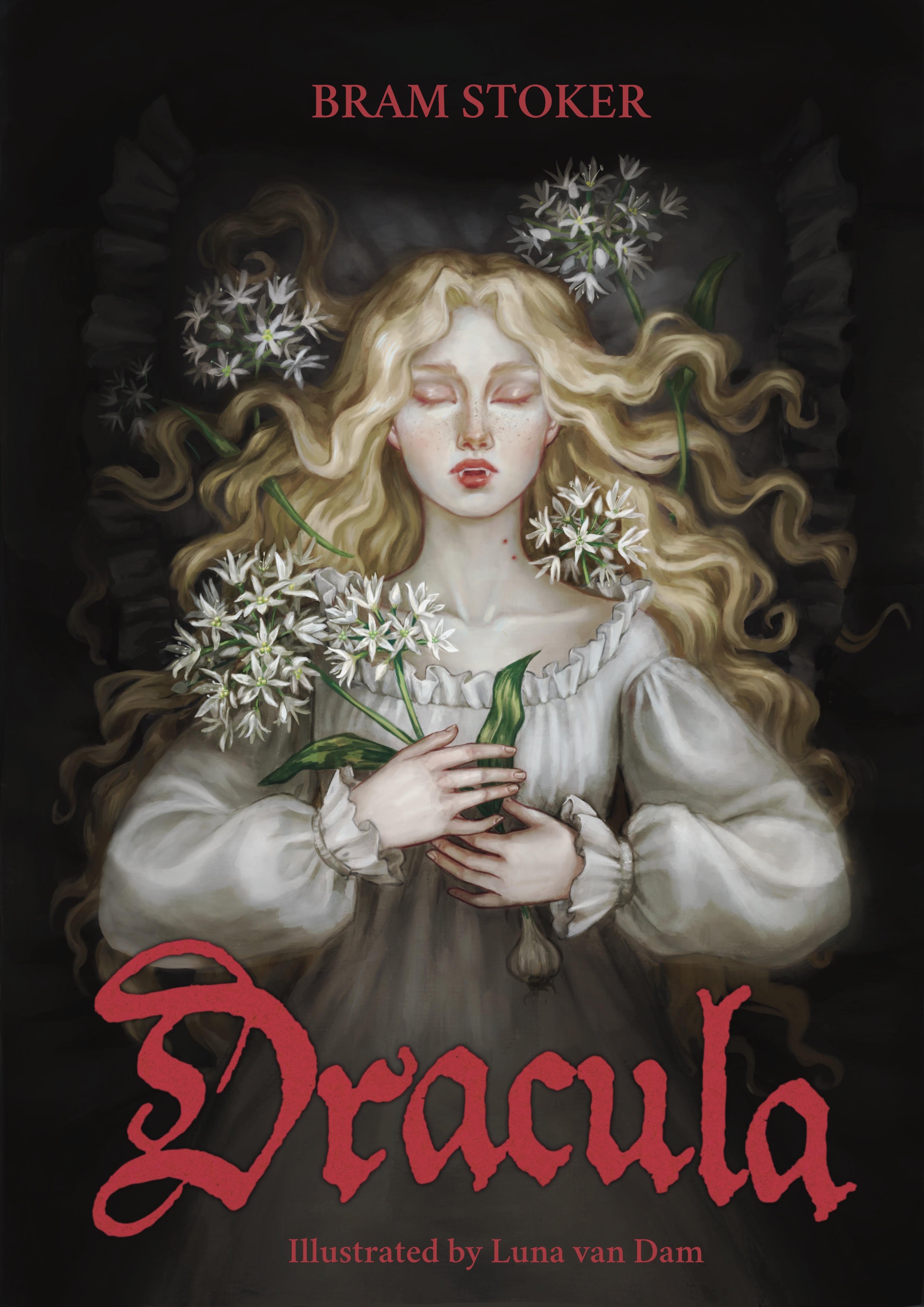 Speculative cover for 'Dracula' featuring Lucy Westenra.