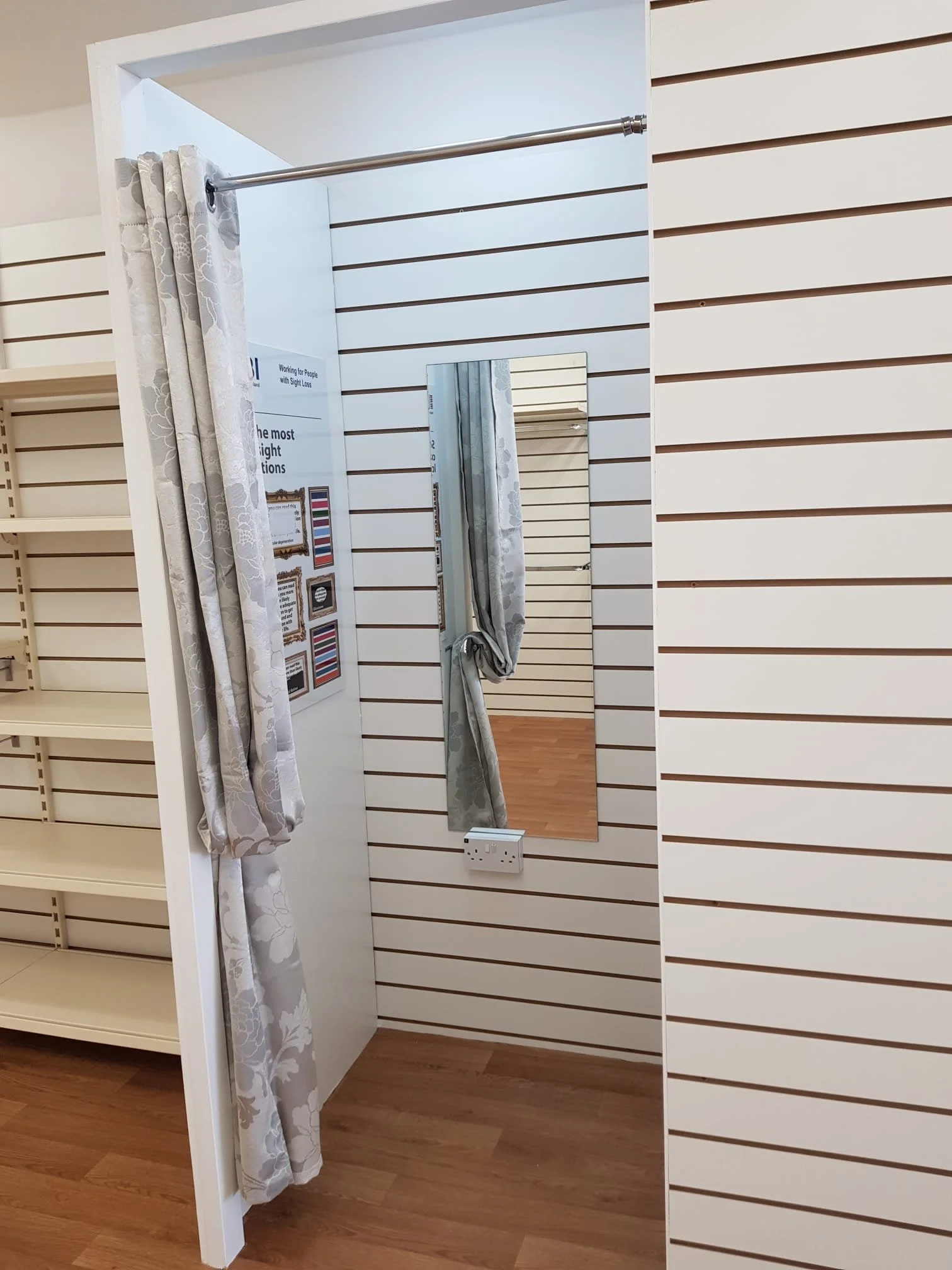 Completed Commercial Retail Unit Internal Fitout Changing Room