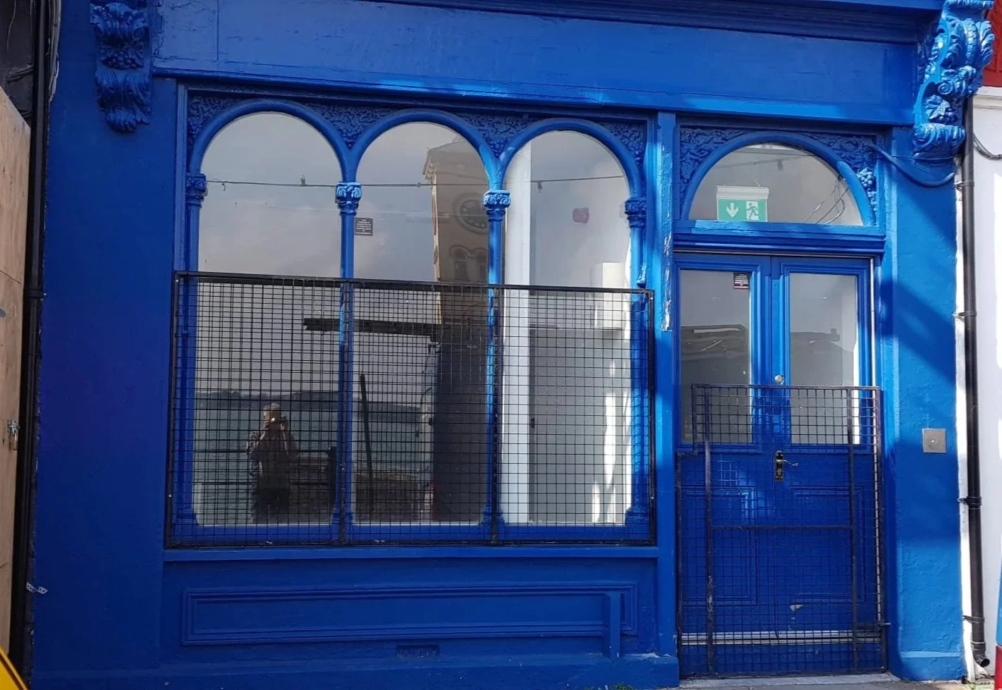 Blue Commercial Unit Shopfront Renovation