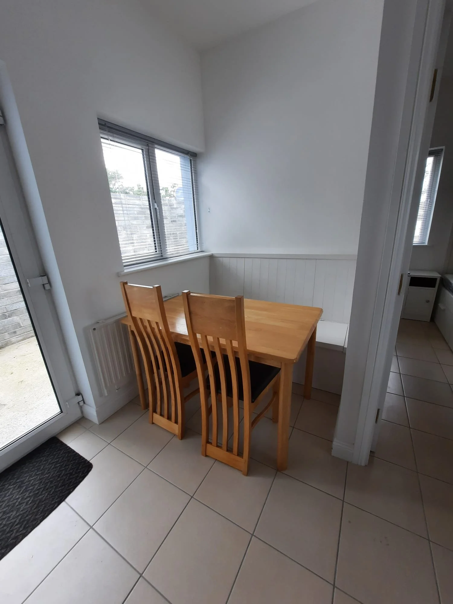 Dining Area 1 Bed Apartment Renovation