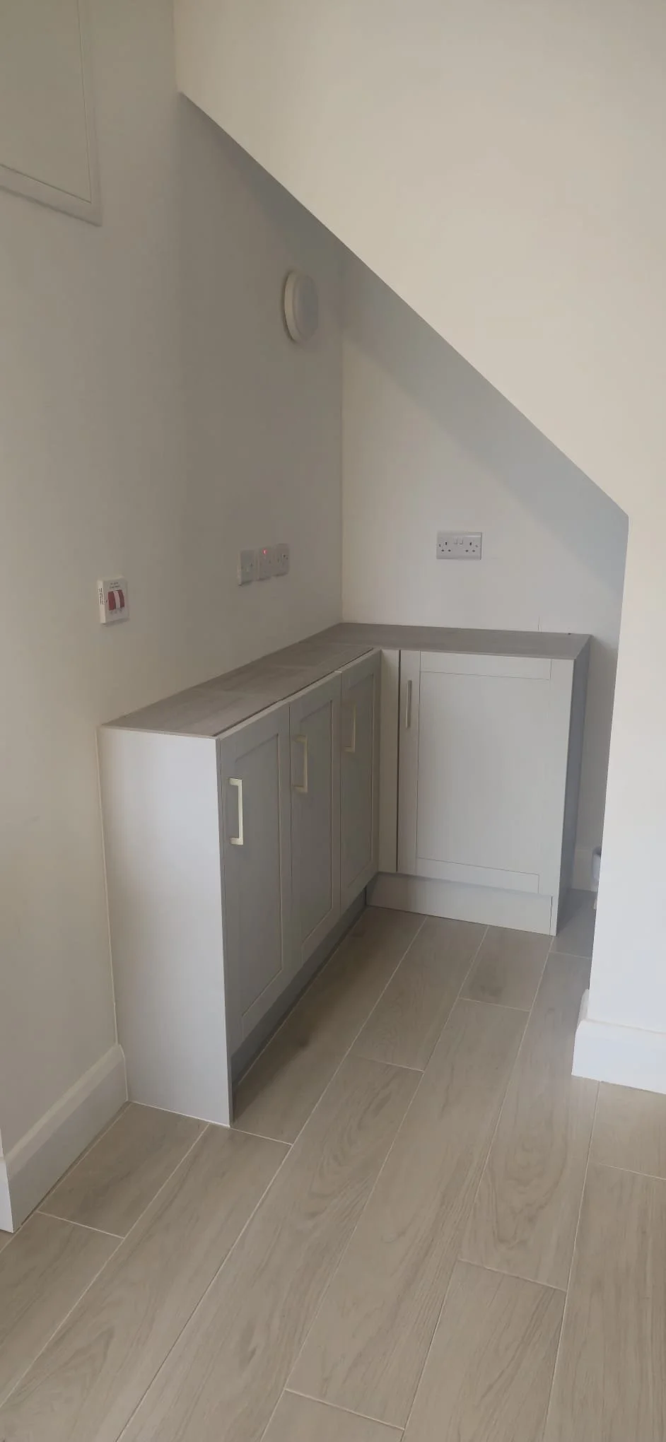 New Build Understairs Kitchen Unit Installation
