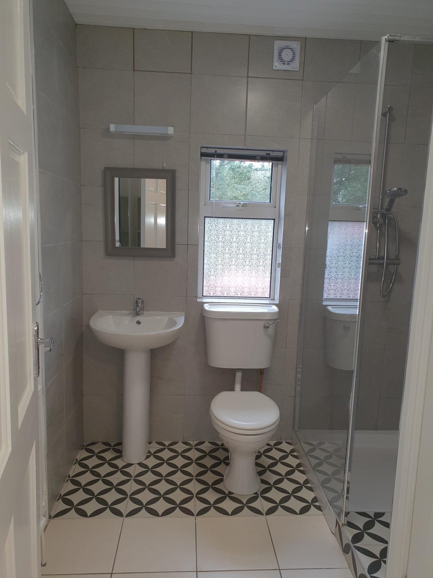 Renovated Bathroom and Shower in 3 Bed Residential House