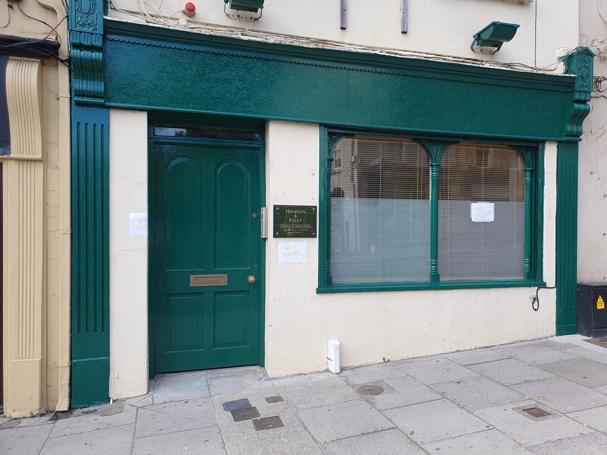 Green Commercial Unit Shopfront Renovation