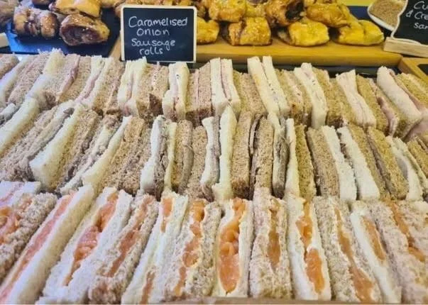 Finger buffet, some of the savory offerings