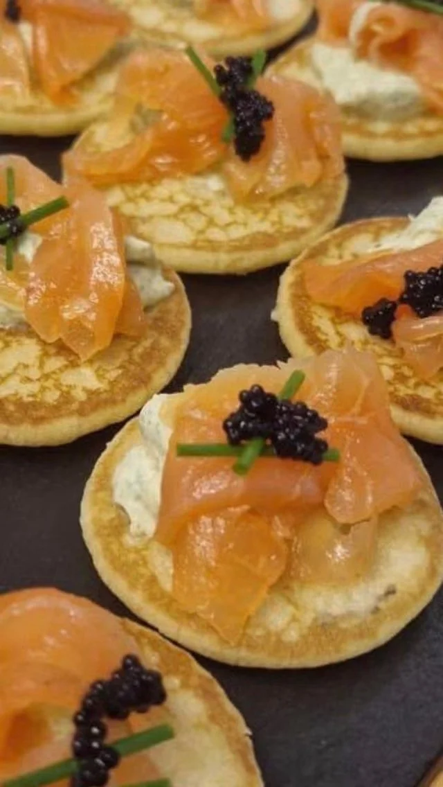 Smoke salmon Blinis 