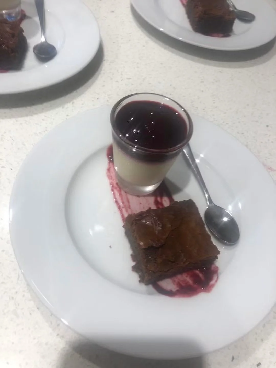 Duo of desserts
