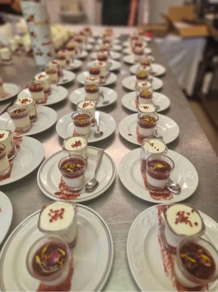 Duo of desserts