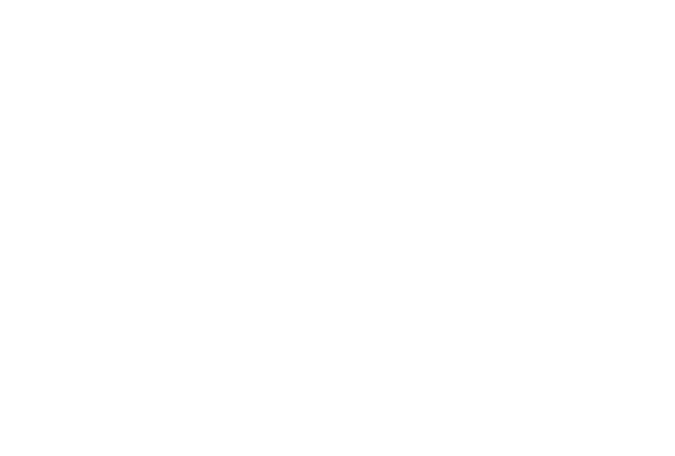 Silhouette of an elephant with raised trunk on a black background.