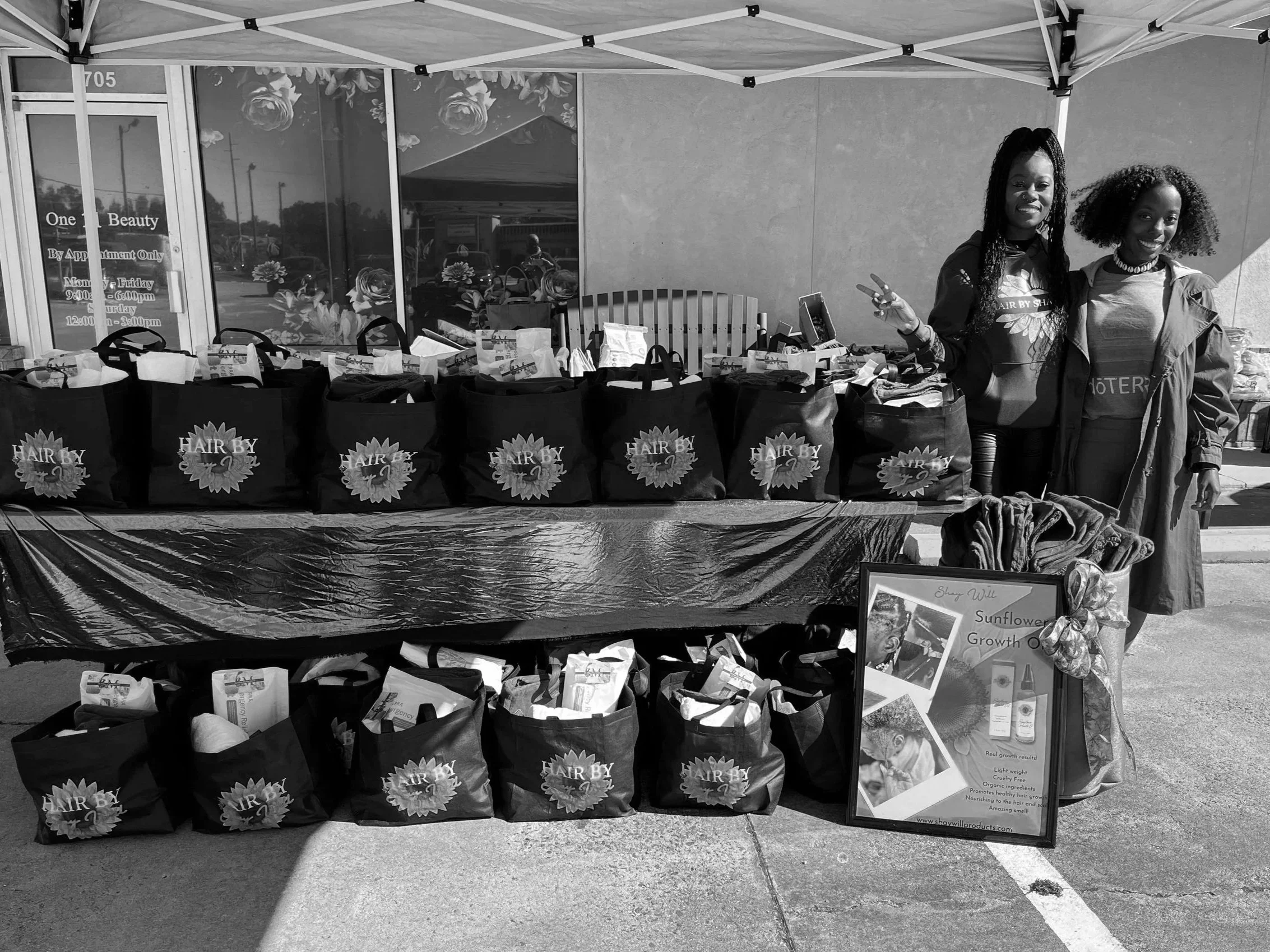 Sátin Marché participating in community service, education, wellness, and community impact initiatives