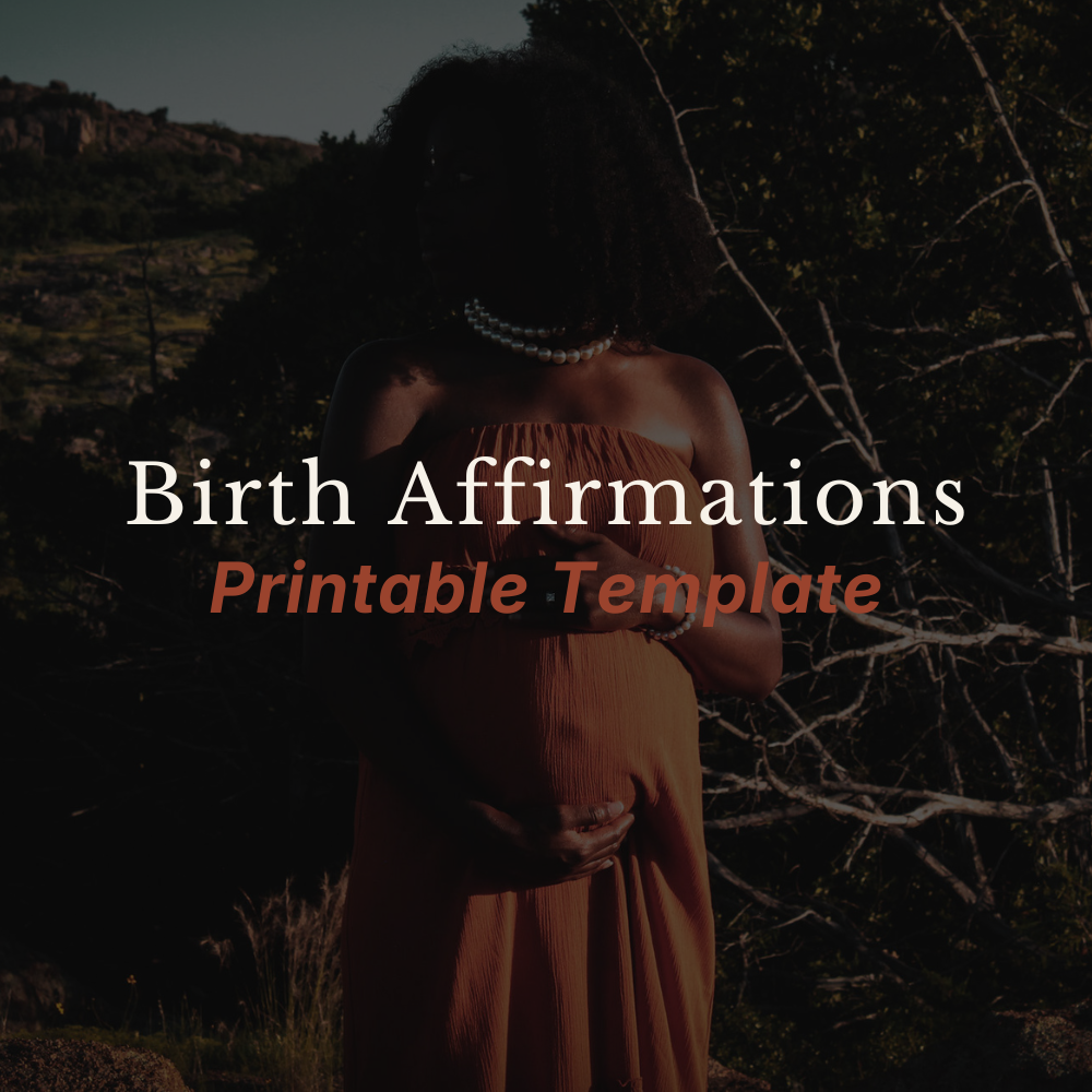 Printable Birth Affirmations