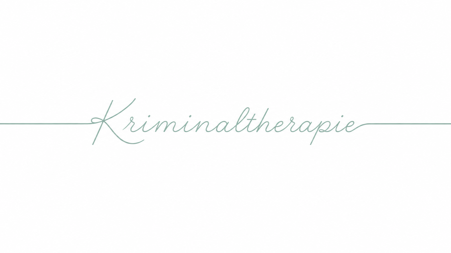 Das Wort 'Klimatherapie' in eleganter, dünner Schreibschrift vor einem weißen Hintergrund.