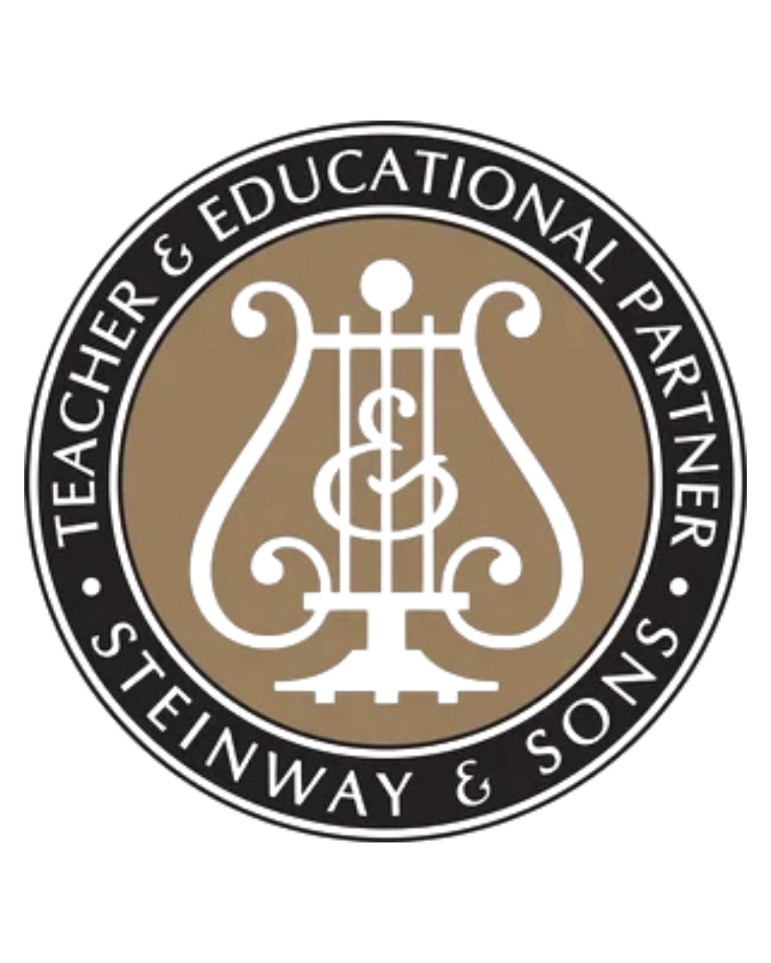 Seal of Teacher Education Partnership, Steingway & Sons, featuring the numbers 2, 3, and 6 with a decorative lamp in the center.