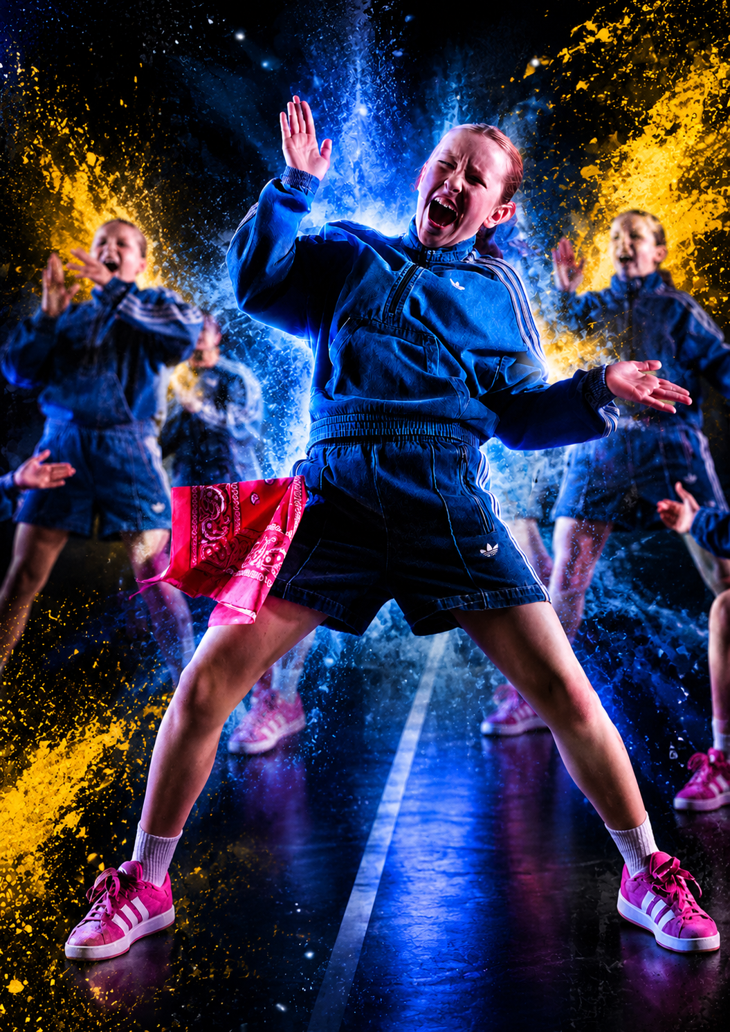 Notts Hotshots dancers performing together