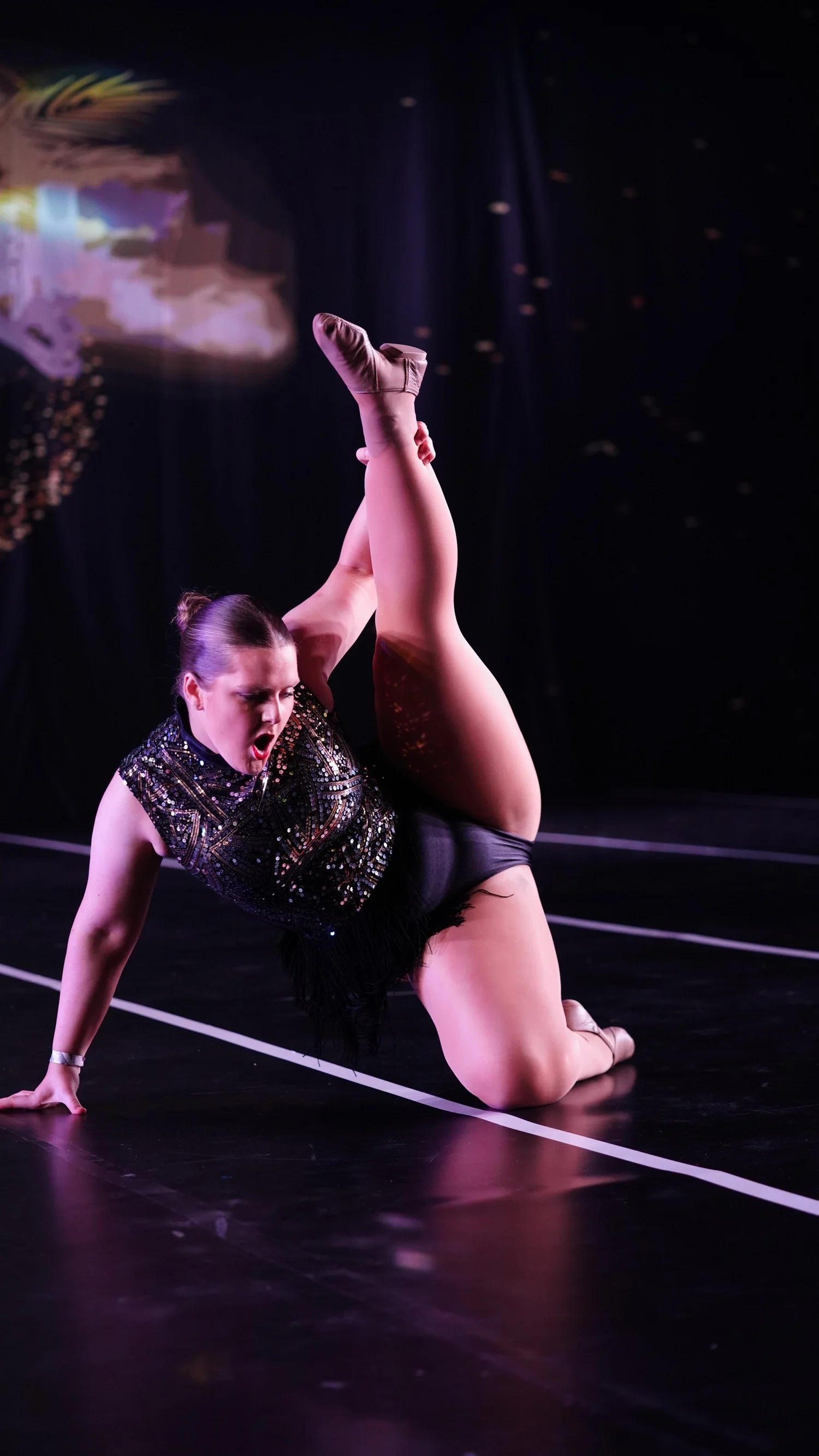 Notts Hotshots jazz dancers performing in Nottinghamshire