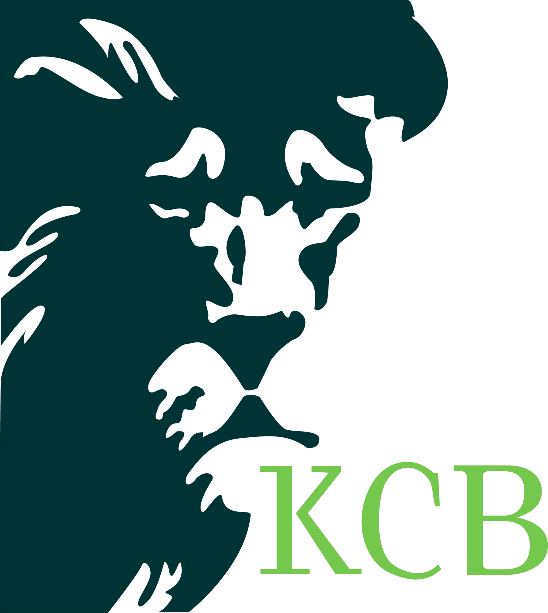 A stylized graphic of a lion's head in dark teal and black, with the words "Learn to Kick" in bright green text.