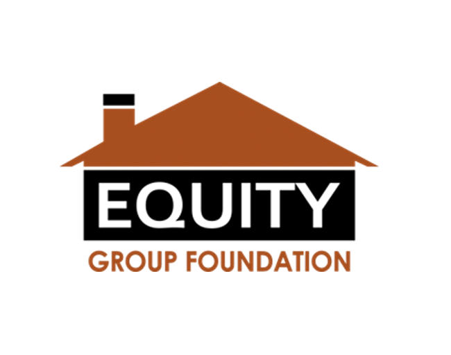 The image features a logo with a stylized house and the word 'EQUITY' in bold letters, along with additional text 'CREATING LAND AND HOUSING OPPORTUNITIES' underneath.
