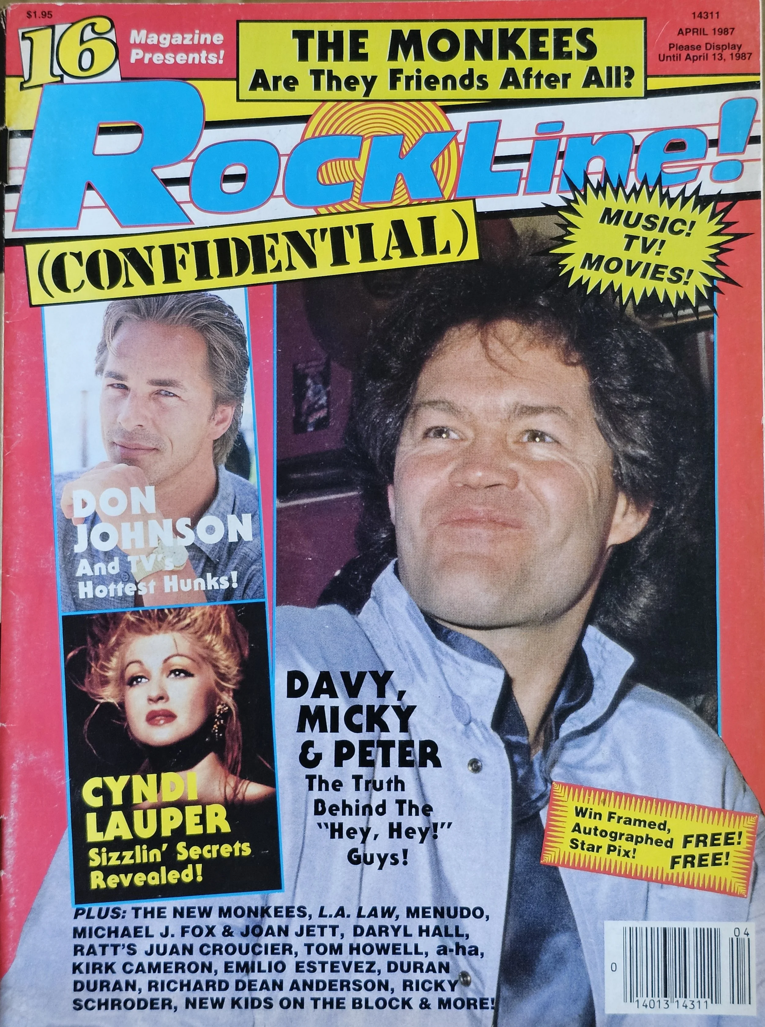  Rock Line!  
April 1987 
America
