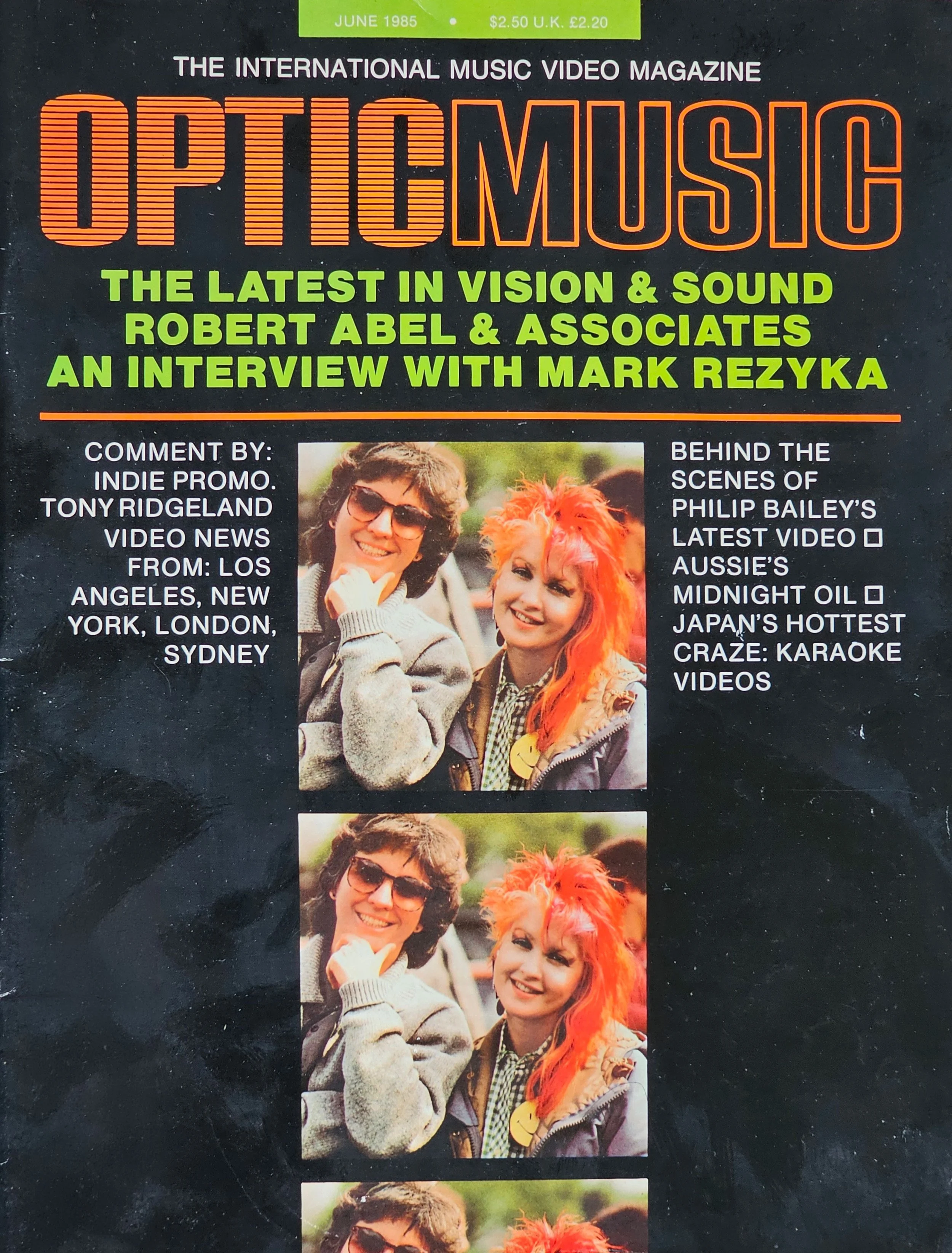  Optic Music  
June 1985 
America