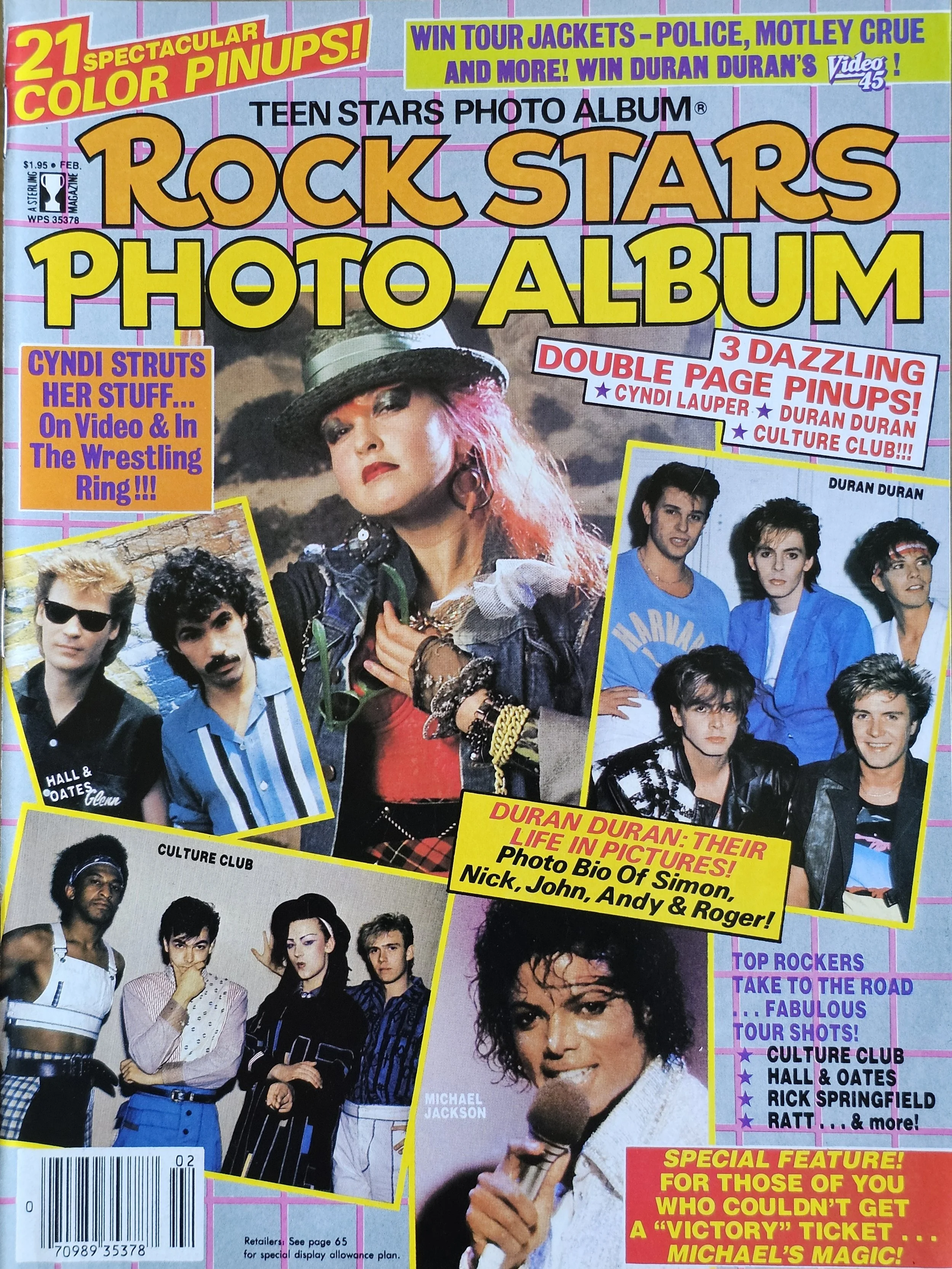  Rock Stars Photo Album  
February 1985 
America