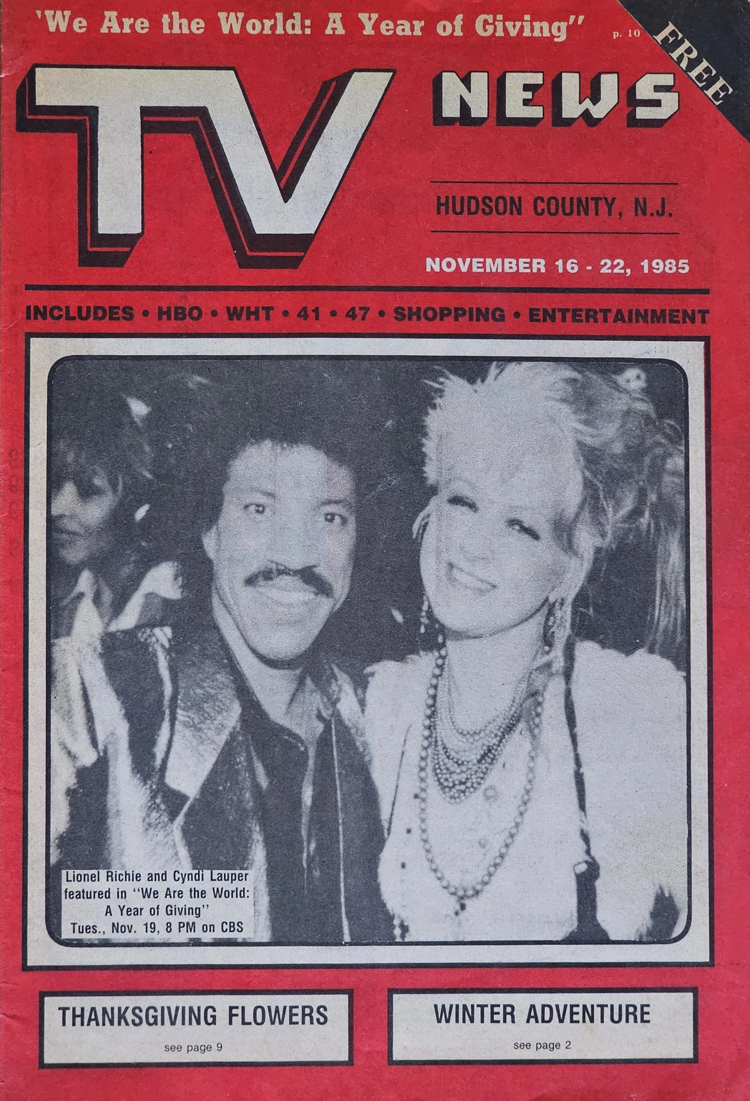  TV News  
November 16, 1985 
New Jersey