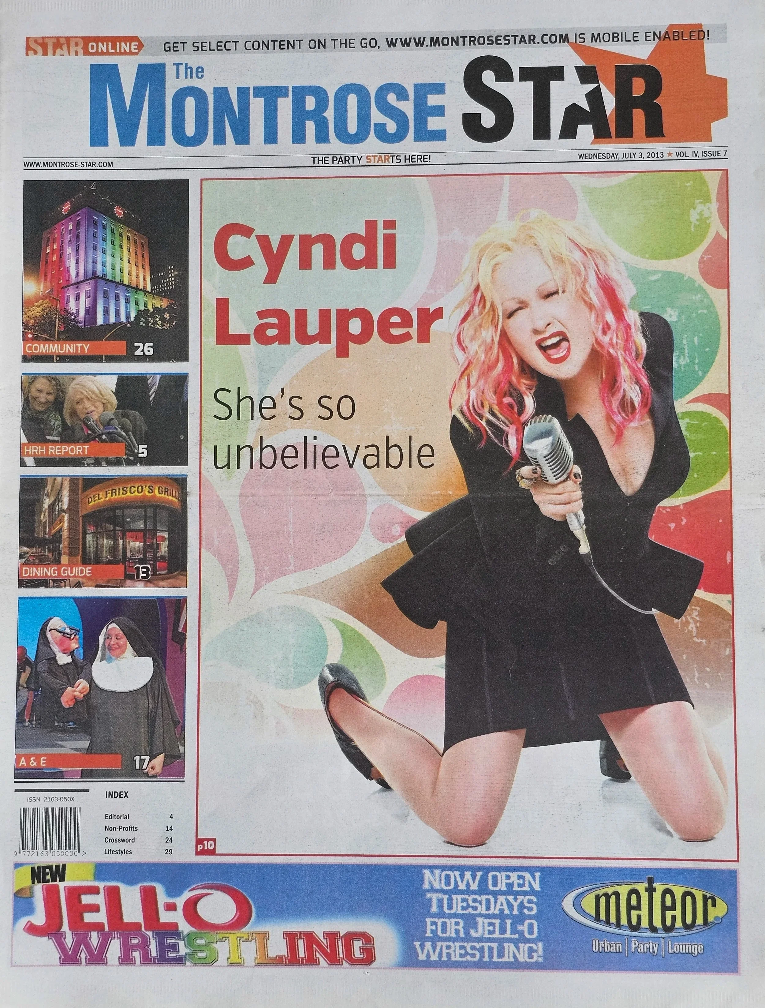  The Montrose Star  
July 3, 2013 
Houston