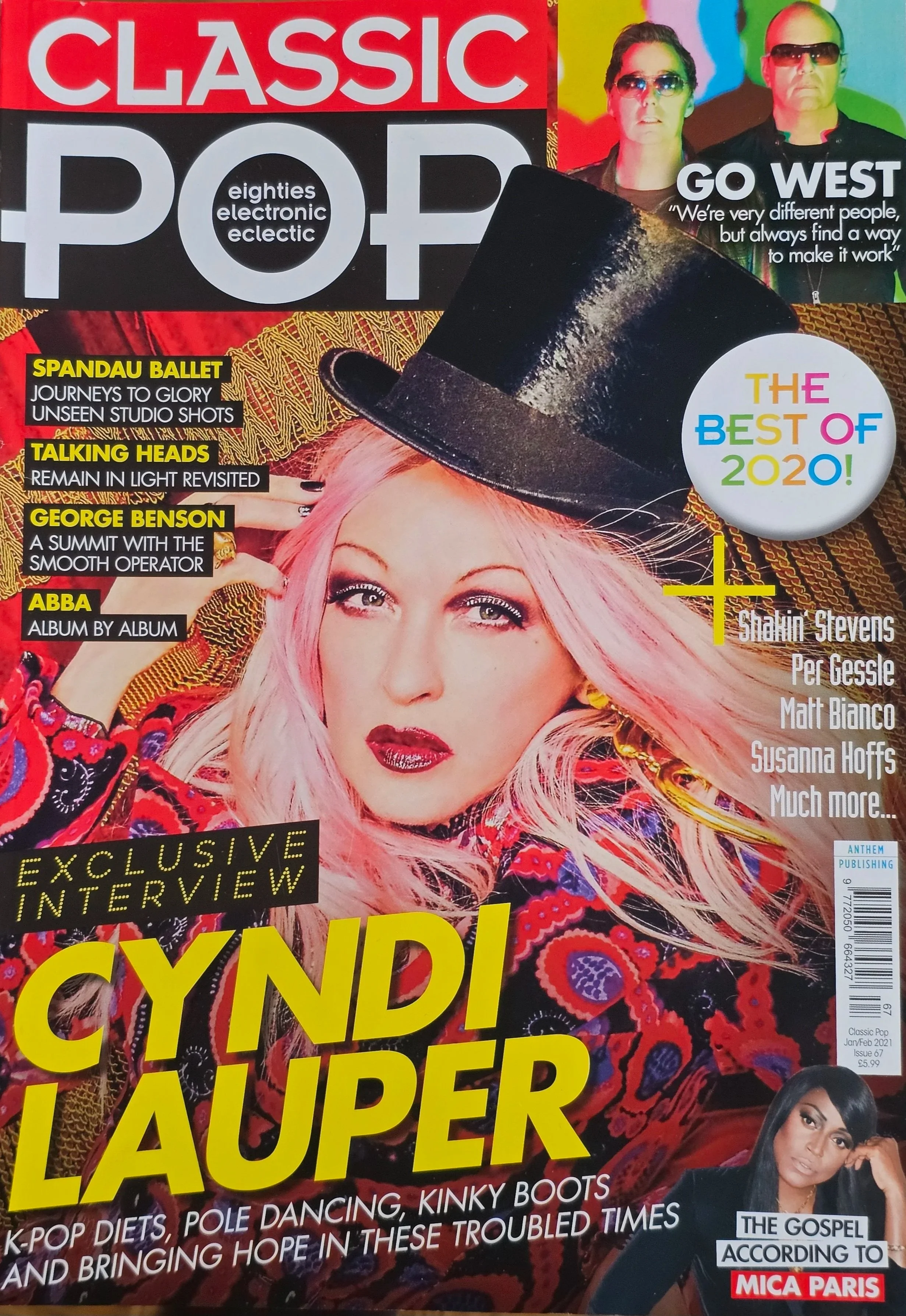  Classic Pop  
(Newstand Cover) 
January & February 
United Kingdom