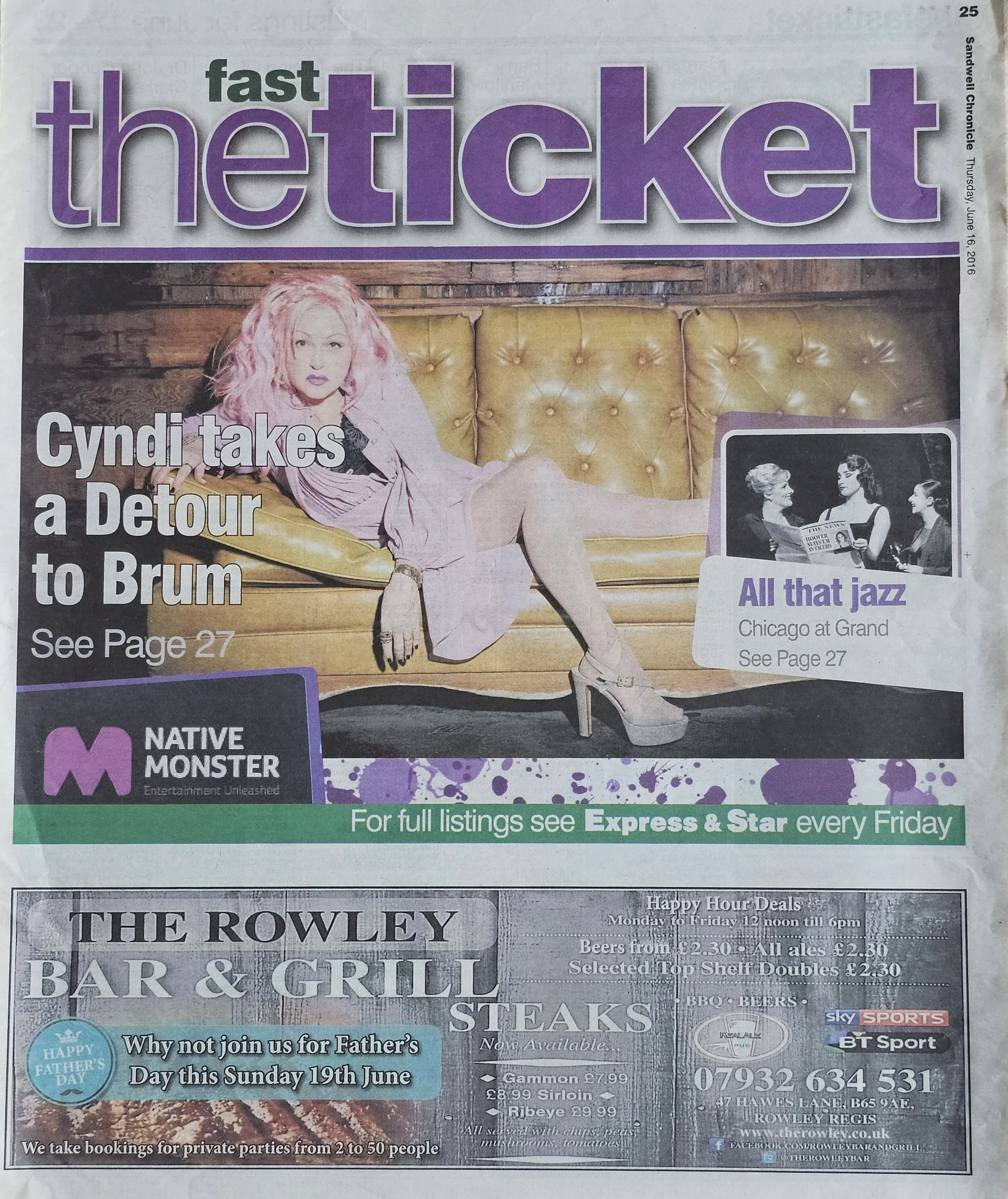  The Fast Ticket  
June 16, 2016 
United Kingdom