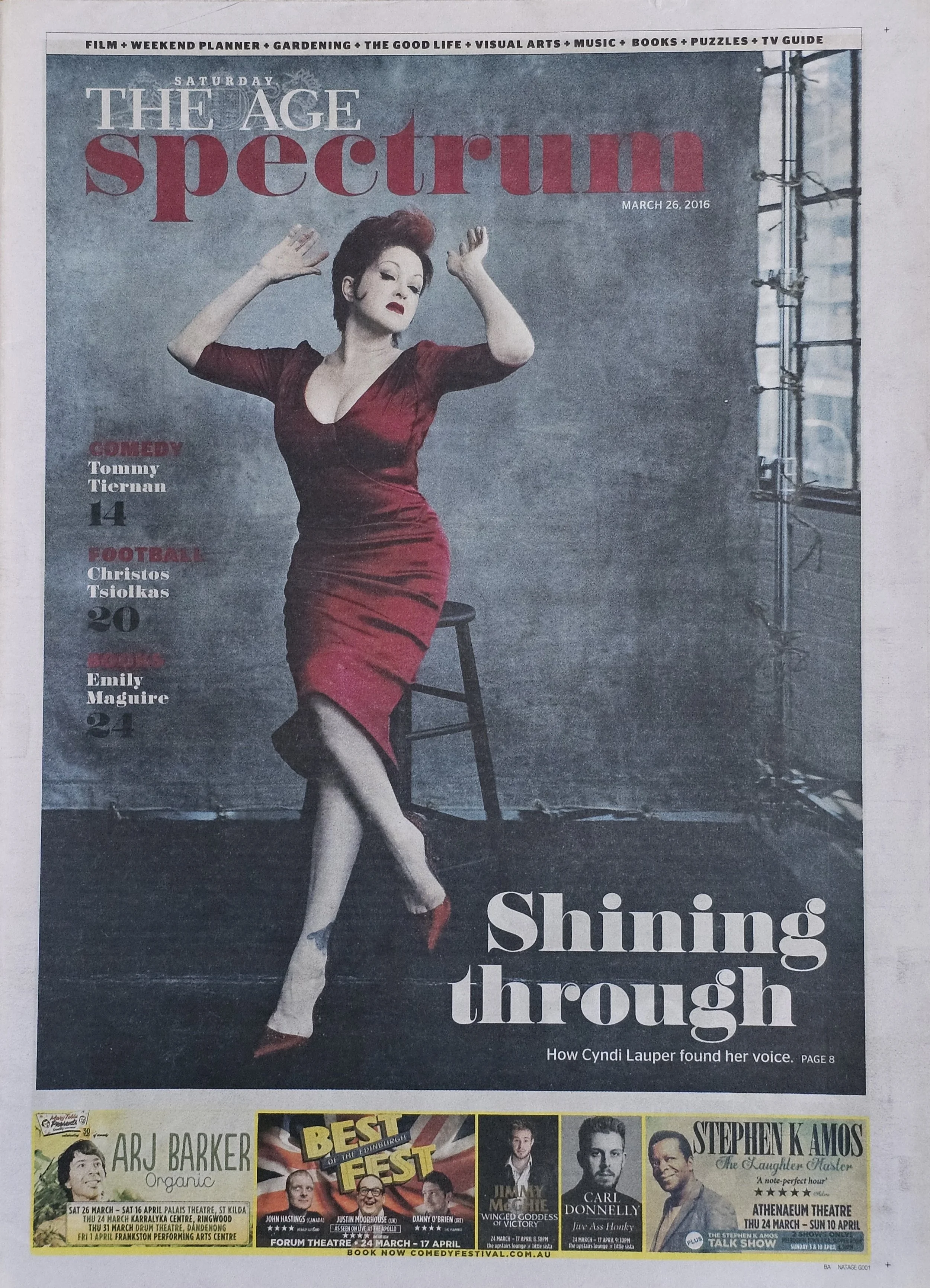  The Age Spectrum  
March 26, 2016 
Australia