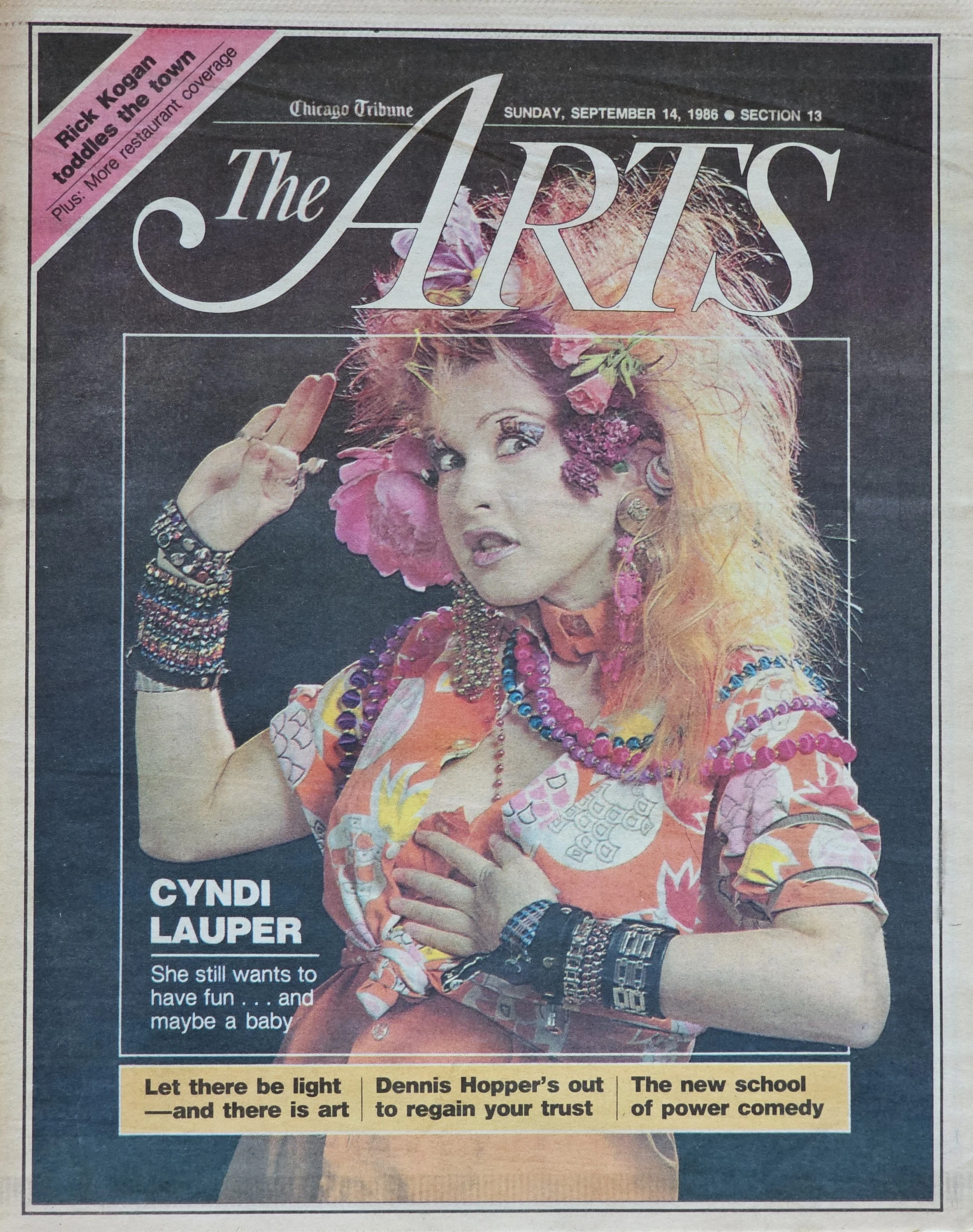  Chicago Tribune: The Arts  
September 14, 1986 
Chicago