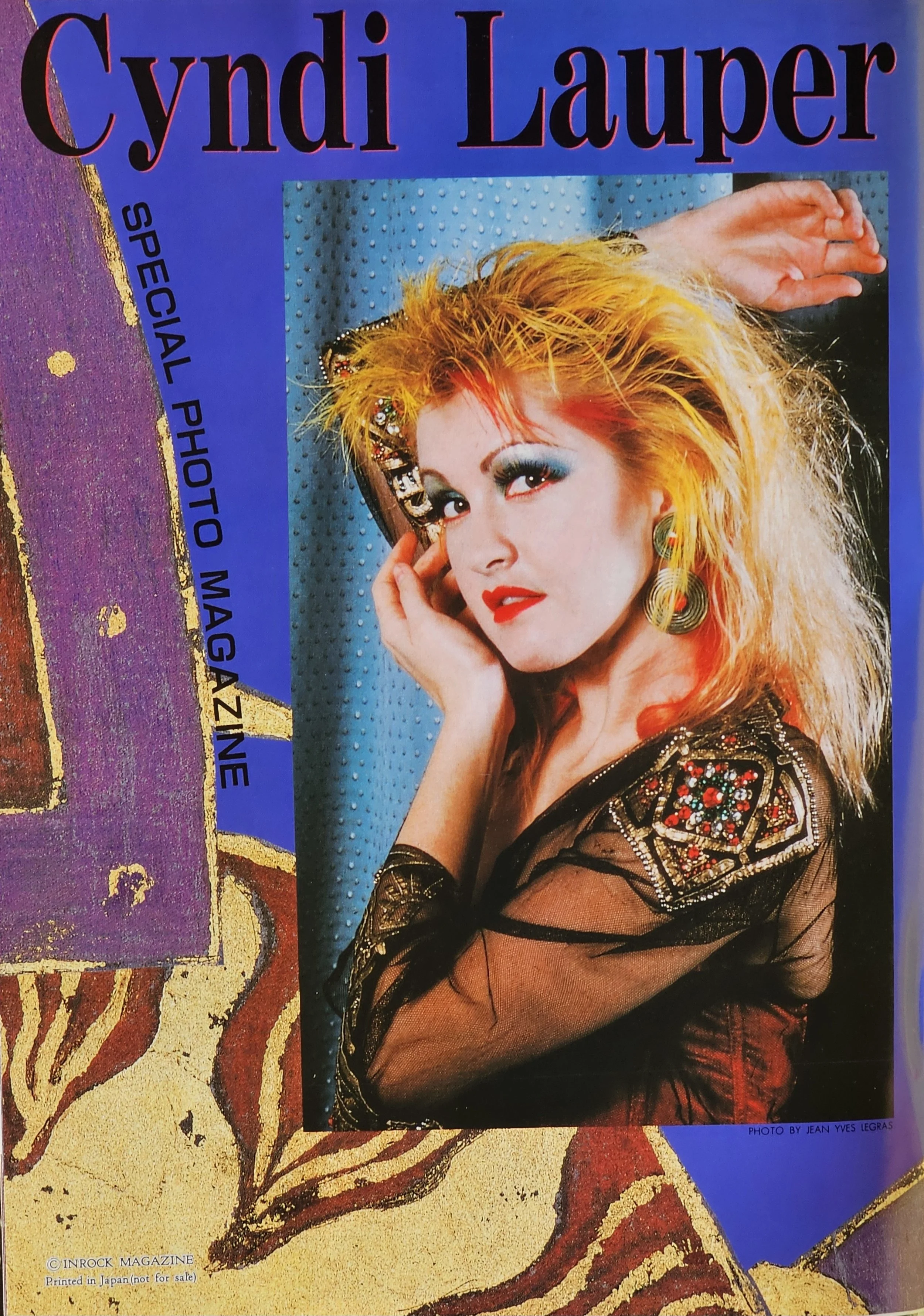  Cyndi Lauper Special Photo Magazine   
 INROCK Magazine  
September 1989 
Japan 
