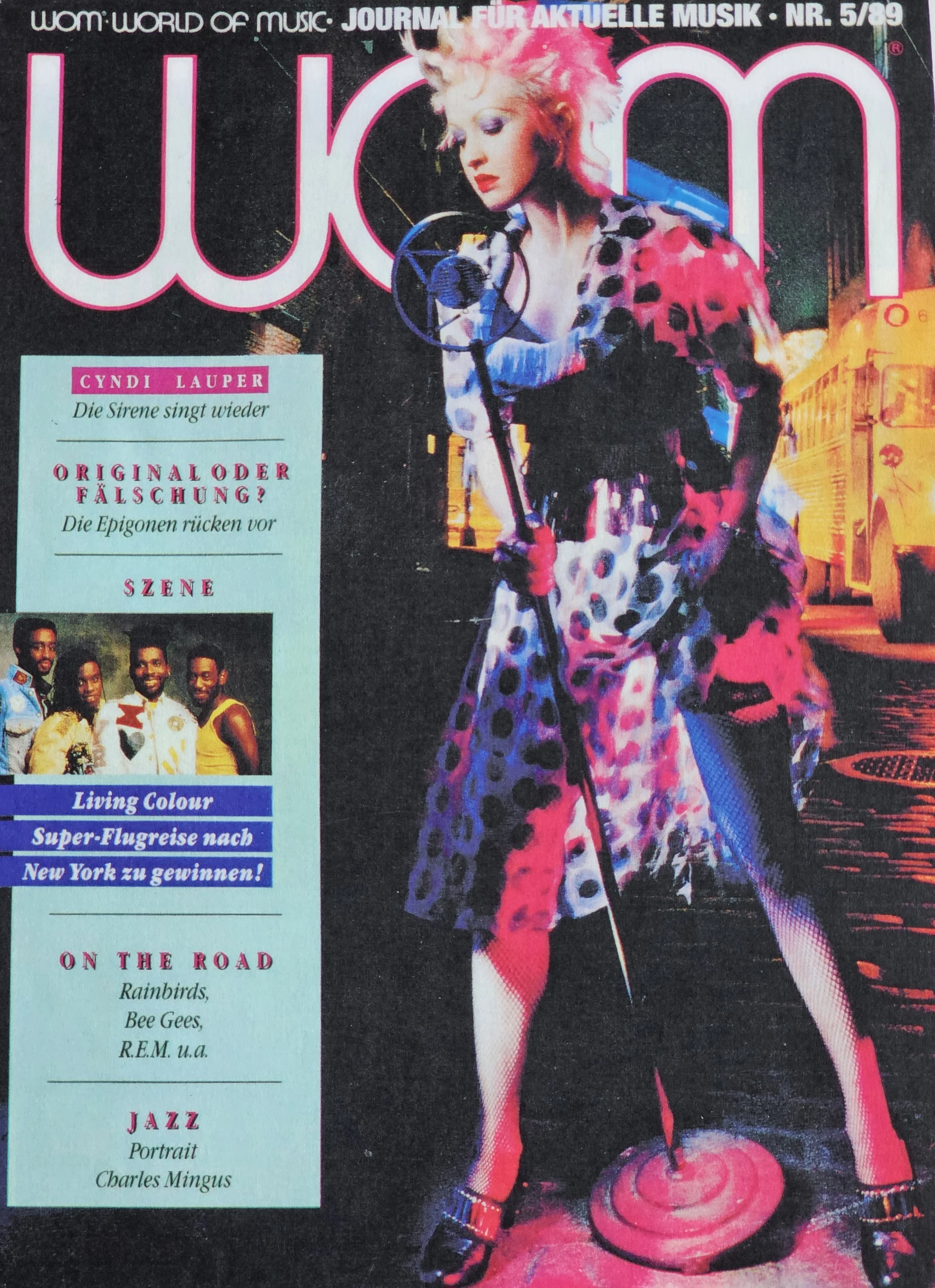  World of Music  
May 1989 
Germany 
"Cyndi Lauper: The Siren Sings Again"