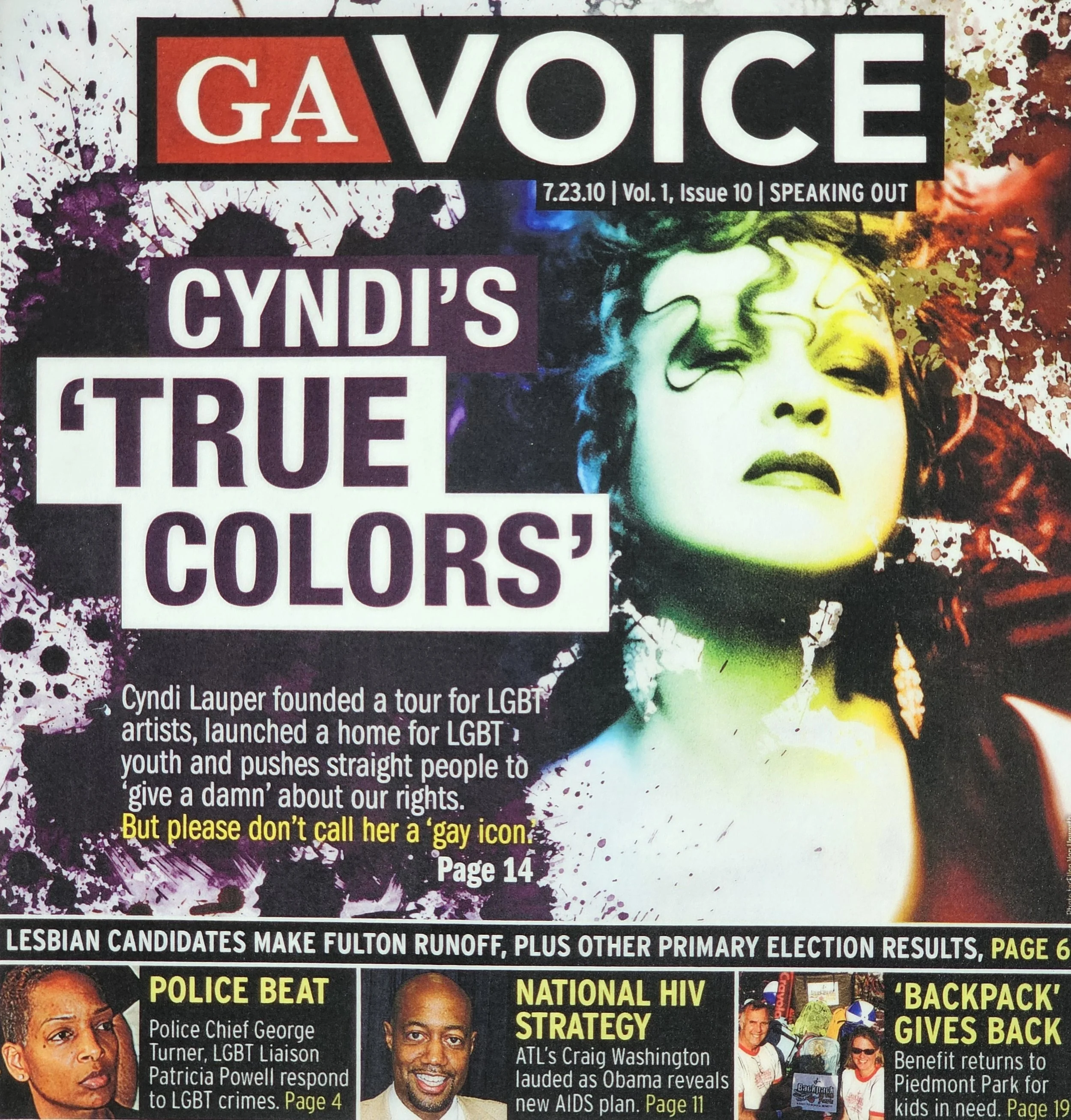  Georgia Voice  
July 23, 2010 
Atlanta