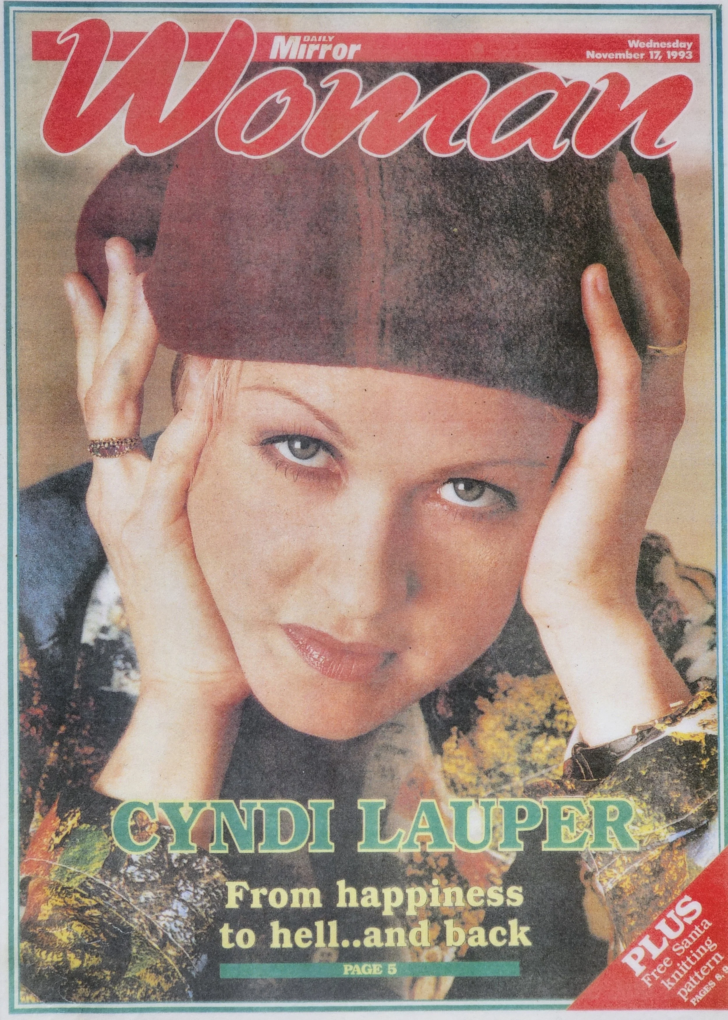  Daily Mirror Woman  
November 17, 1993 
United Kingdom
