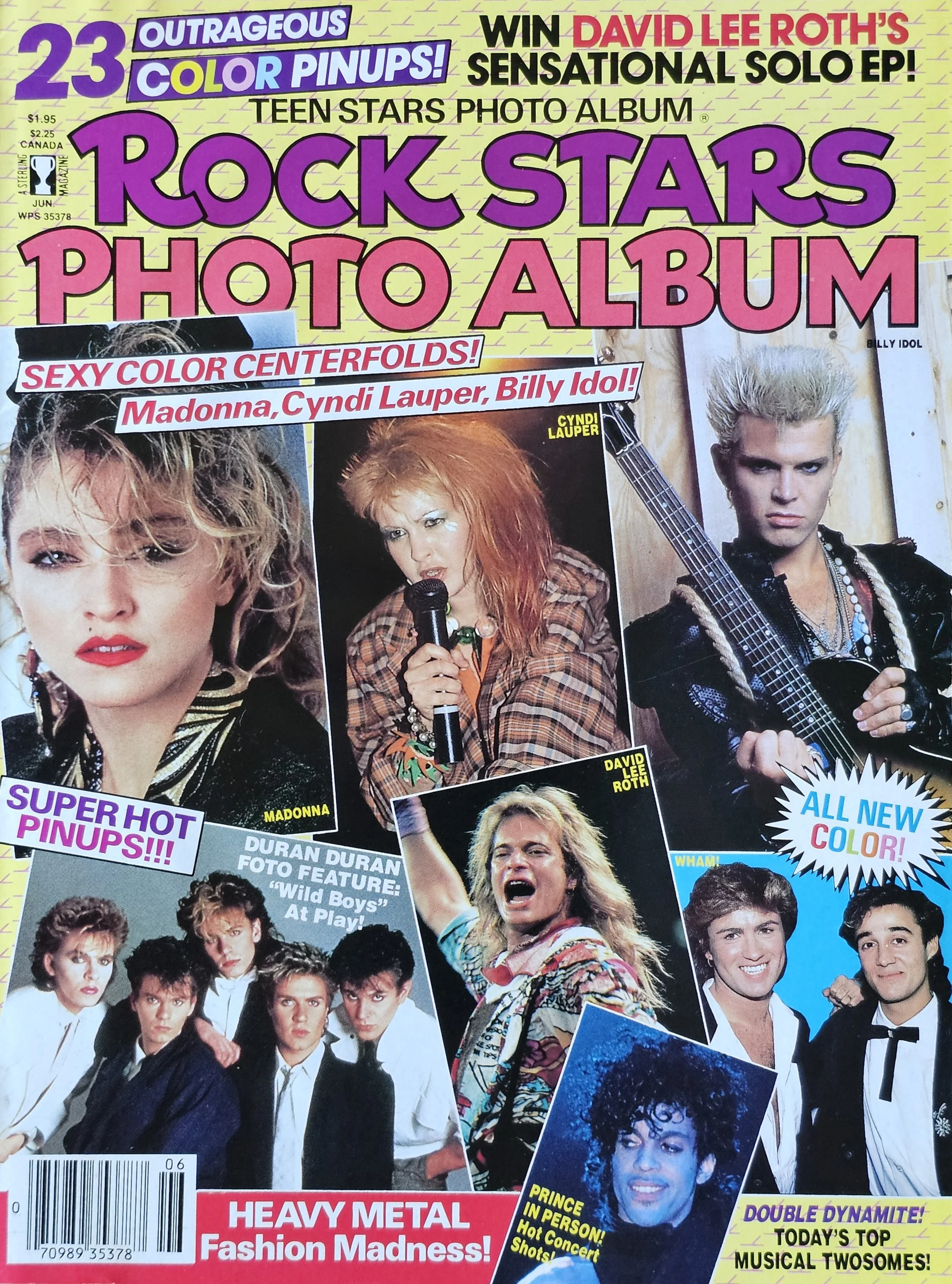  Rock Stars Photo Album  
April 1985 
America