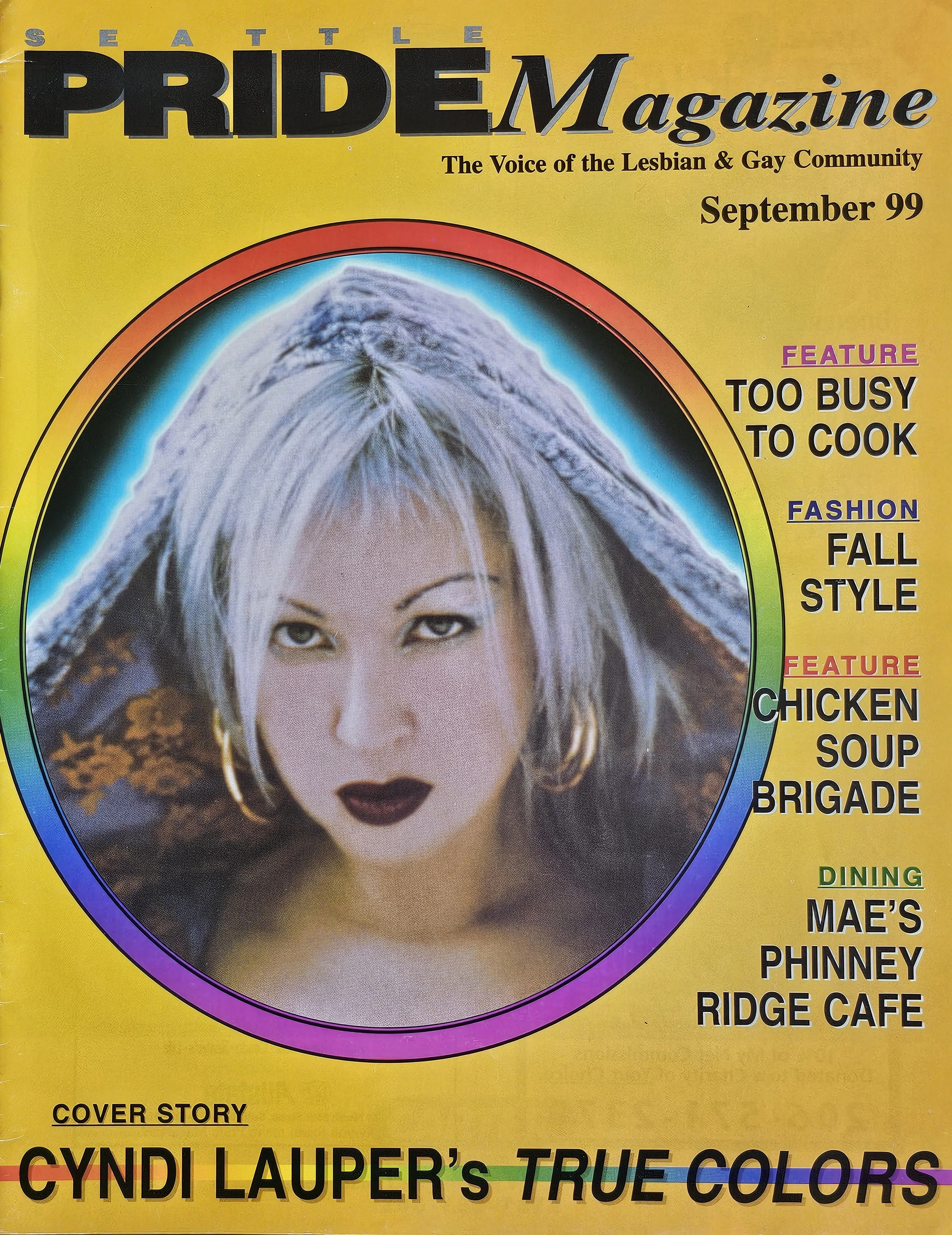  Seattle PRIDE Magazine  
September 1999 
Seattle