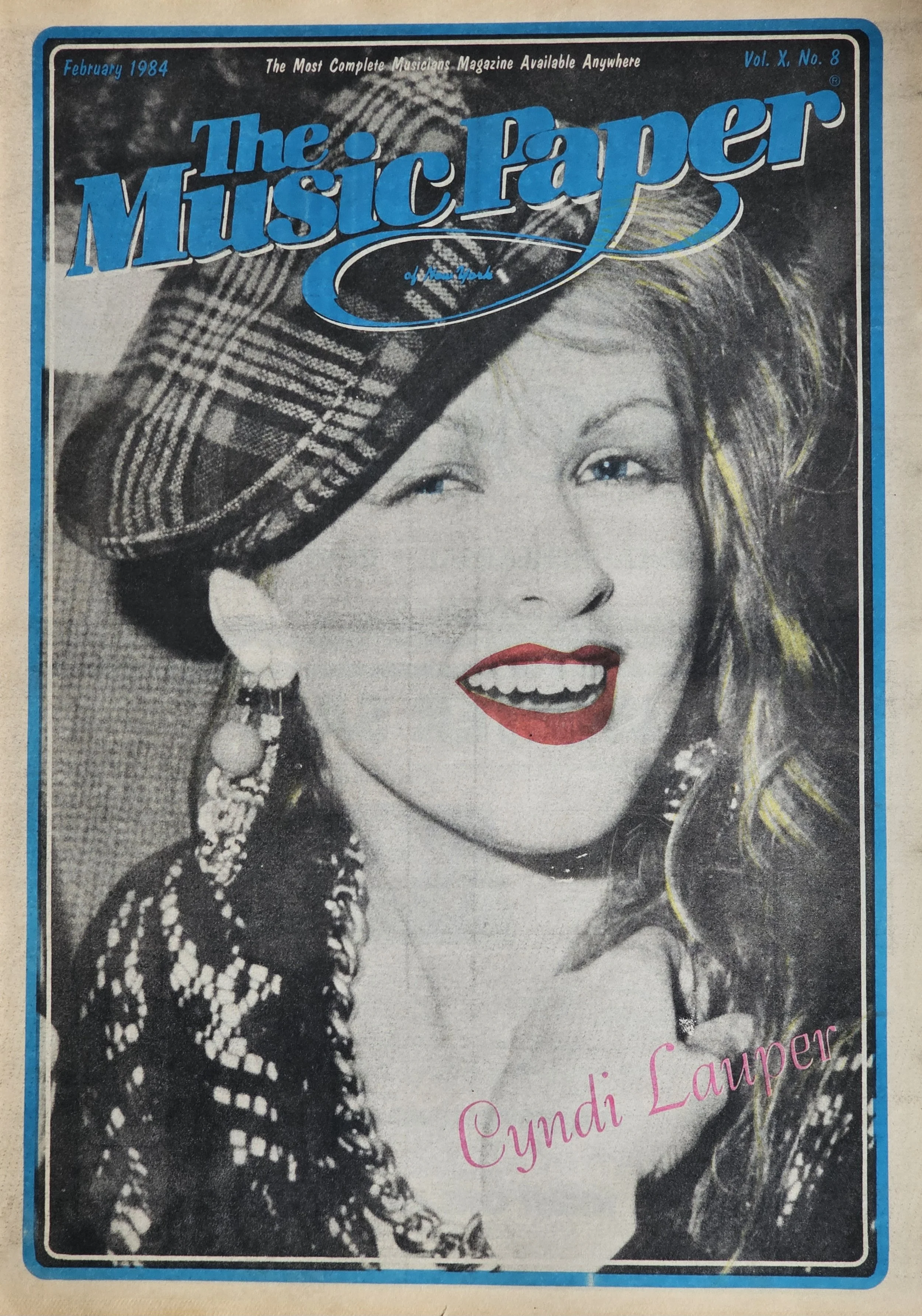  The Music Paper  
February 1984 
New York City