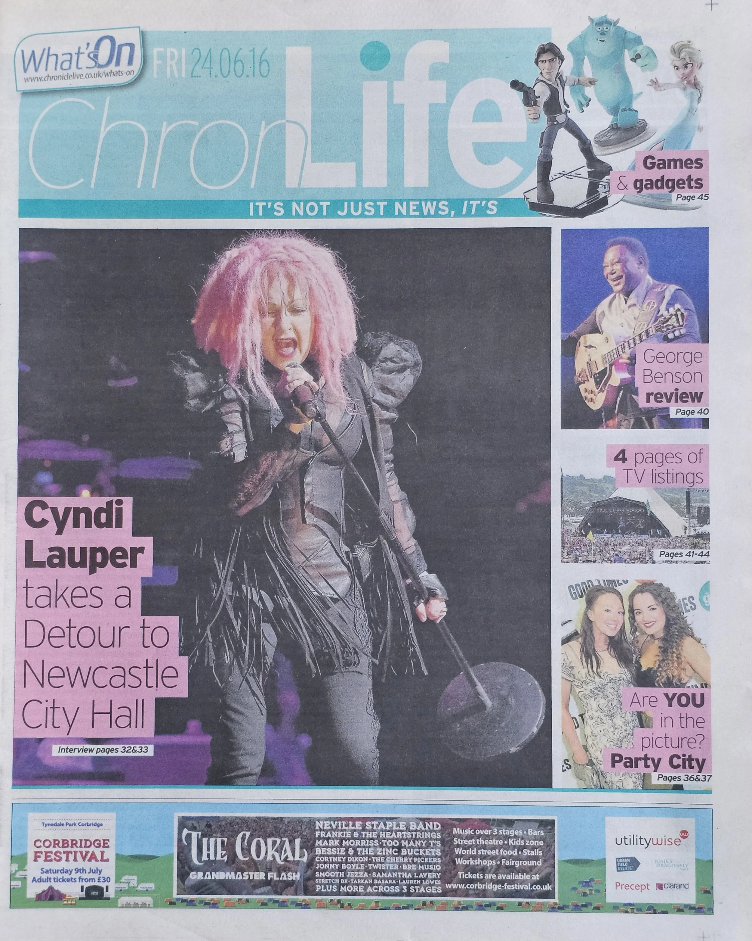  Newcastle Chronicle Life  
June 24, 2016 
Newcastle

