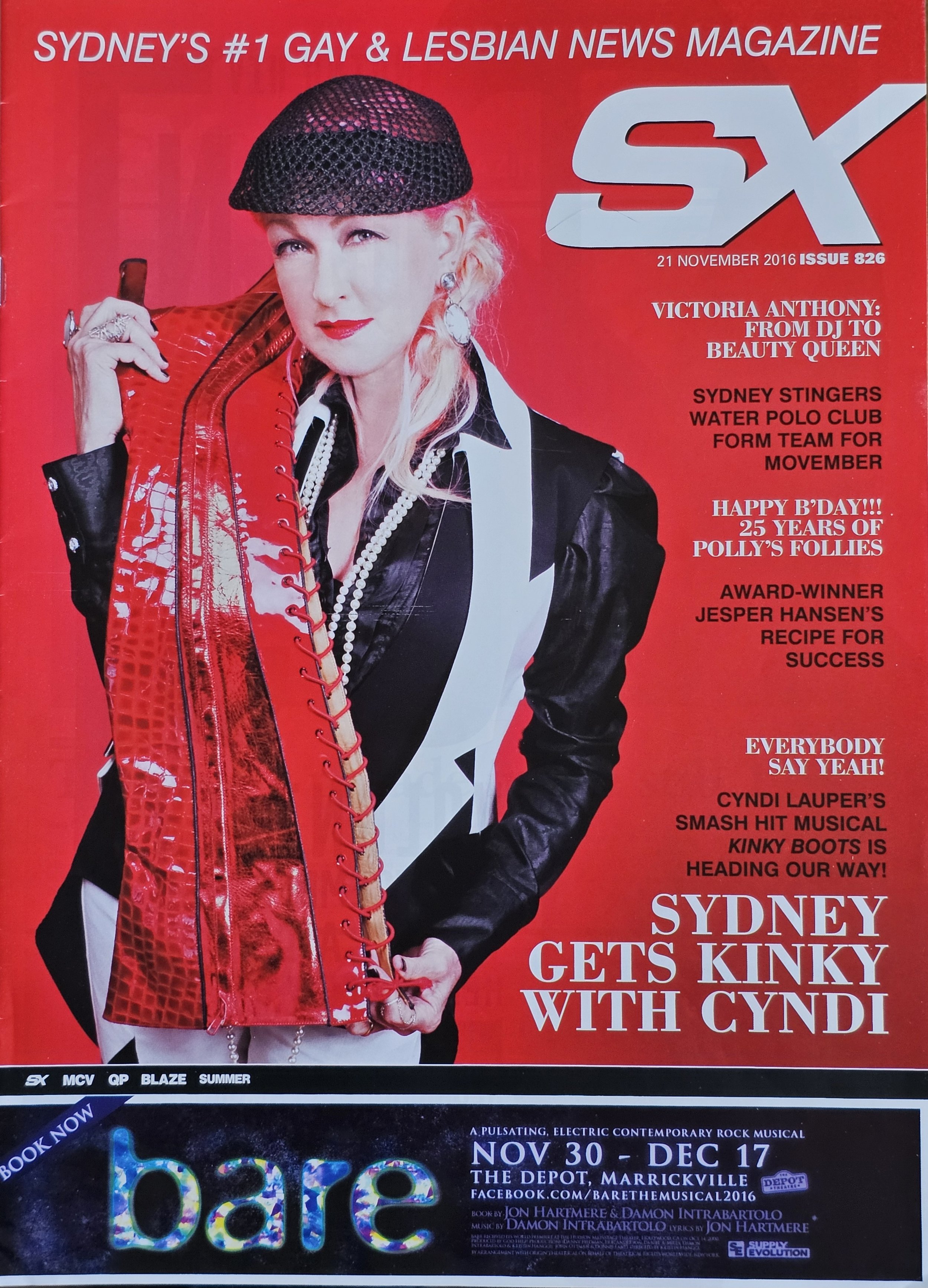  SX  
November 21, 2016 
Sydney