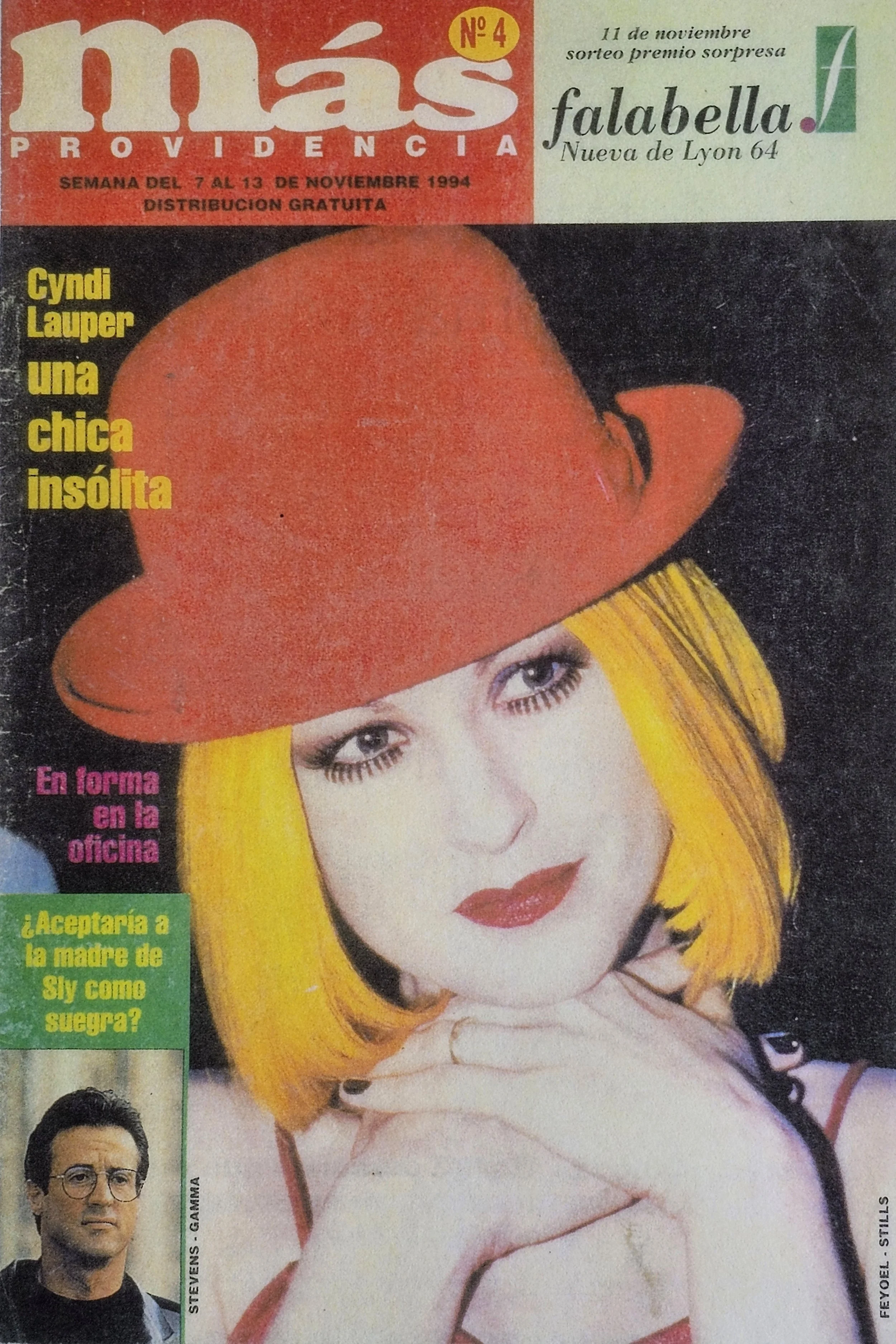  More Providence  
November 7, 1994 
Chile 
"Cyndi Lauper: An Unusual Girl"