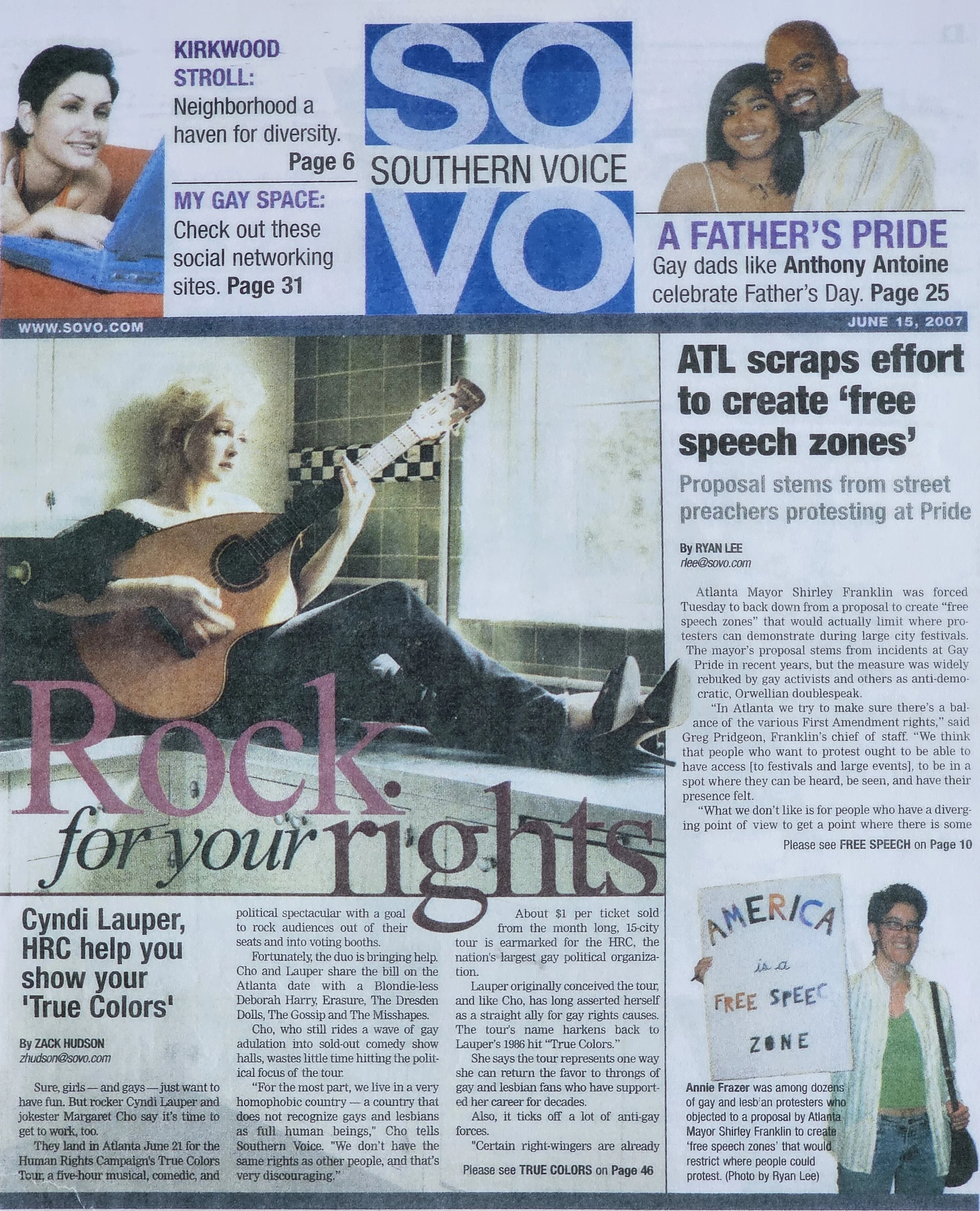  Southern Voice  
June 15, 2007 
Atlanta