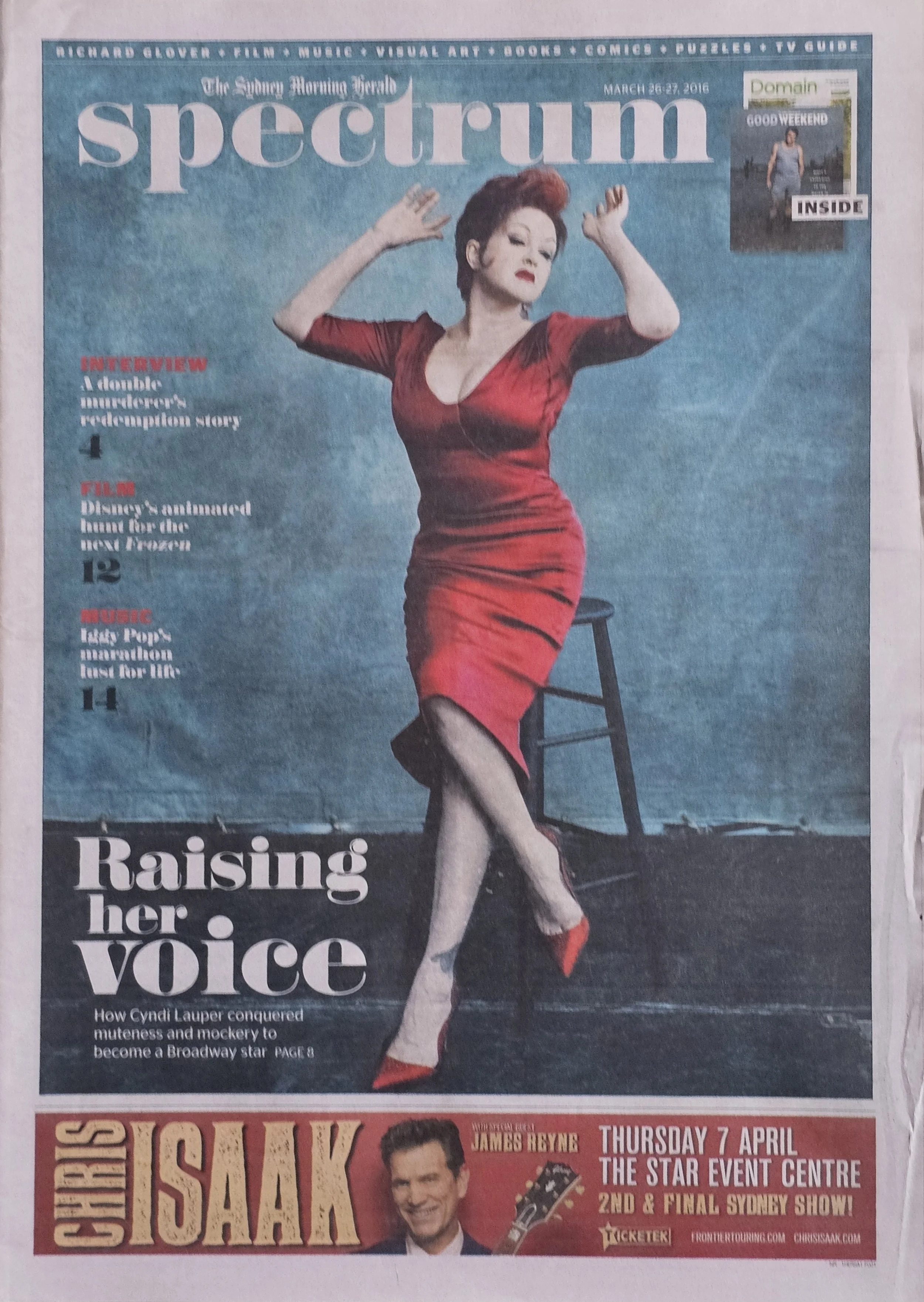  The Sydney Morning Herald Spectrum 
 
March 26, 2016 
Sydney