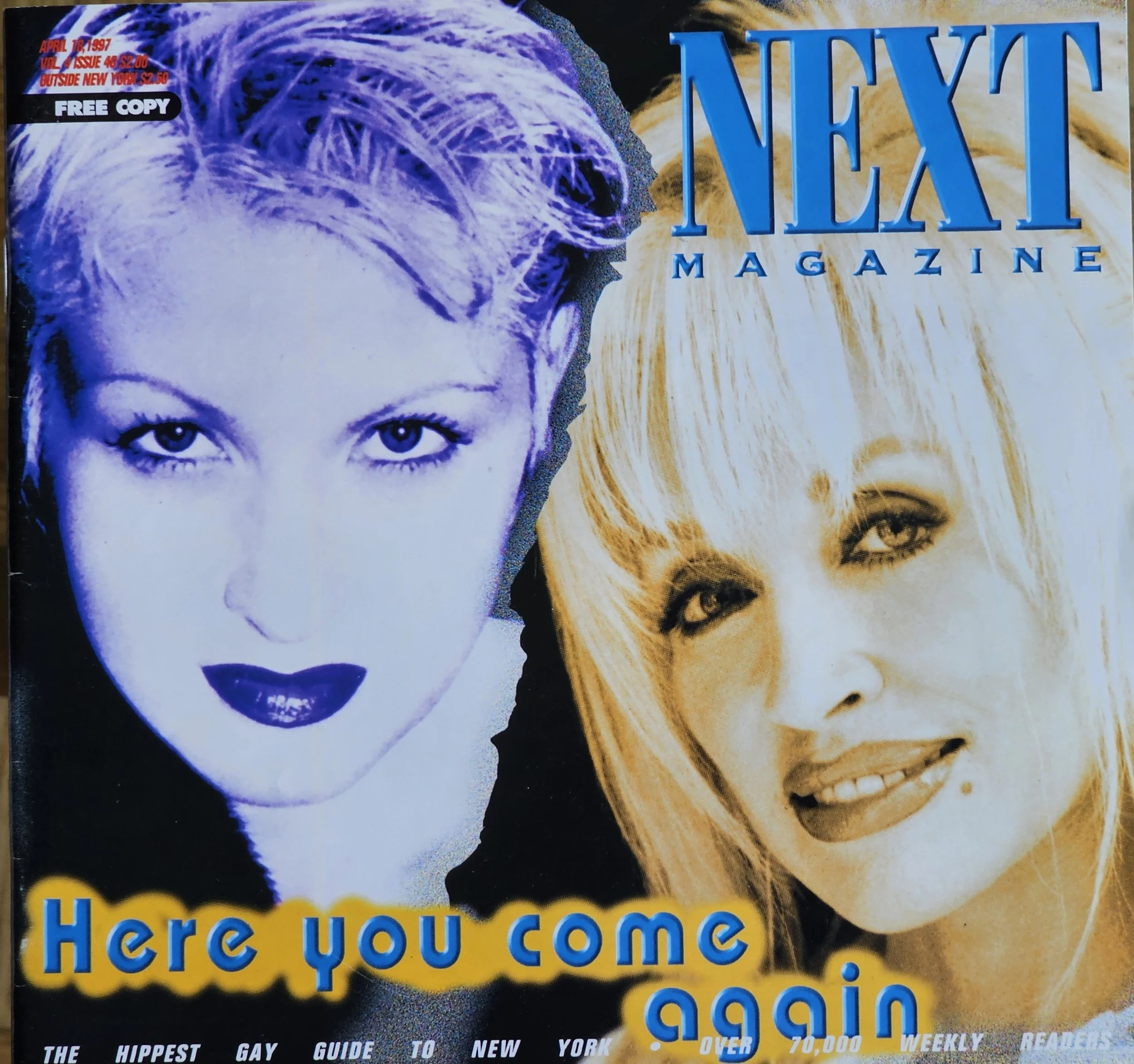  NEXT Magazine  
April 18, 1997 
New York City