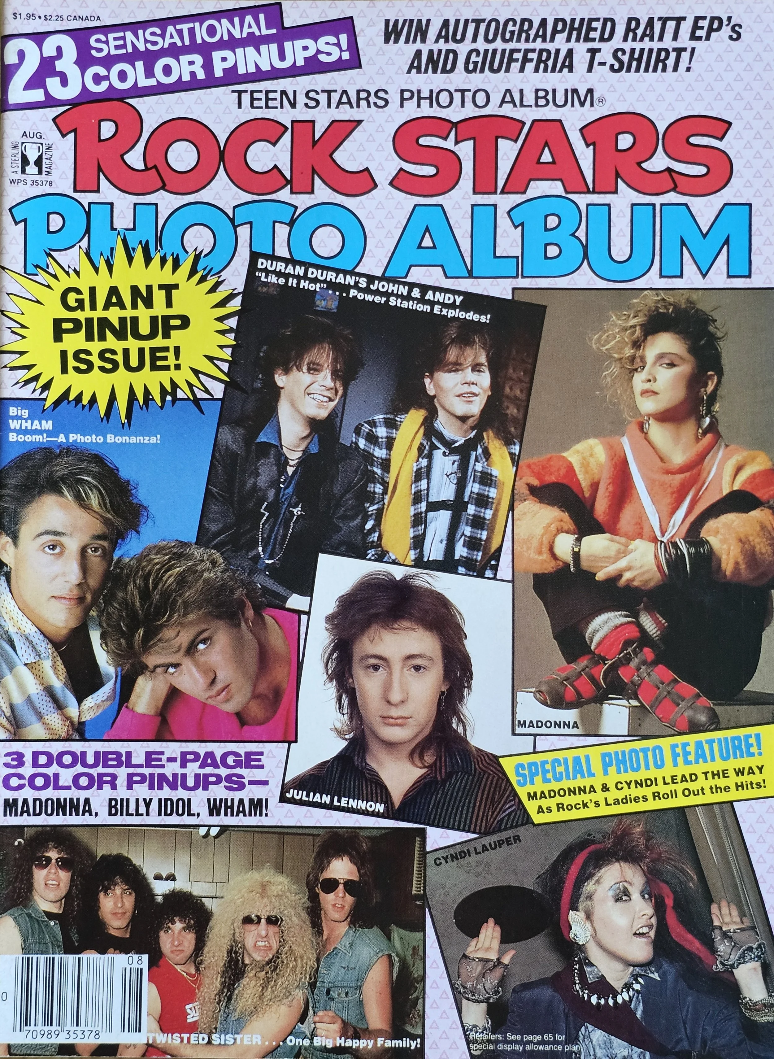  Rock Stars Photo Album  
August 1985 
America