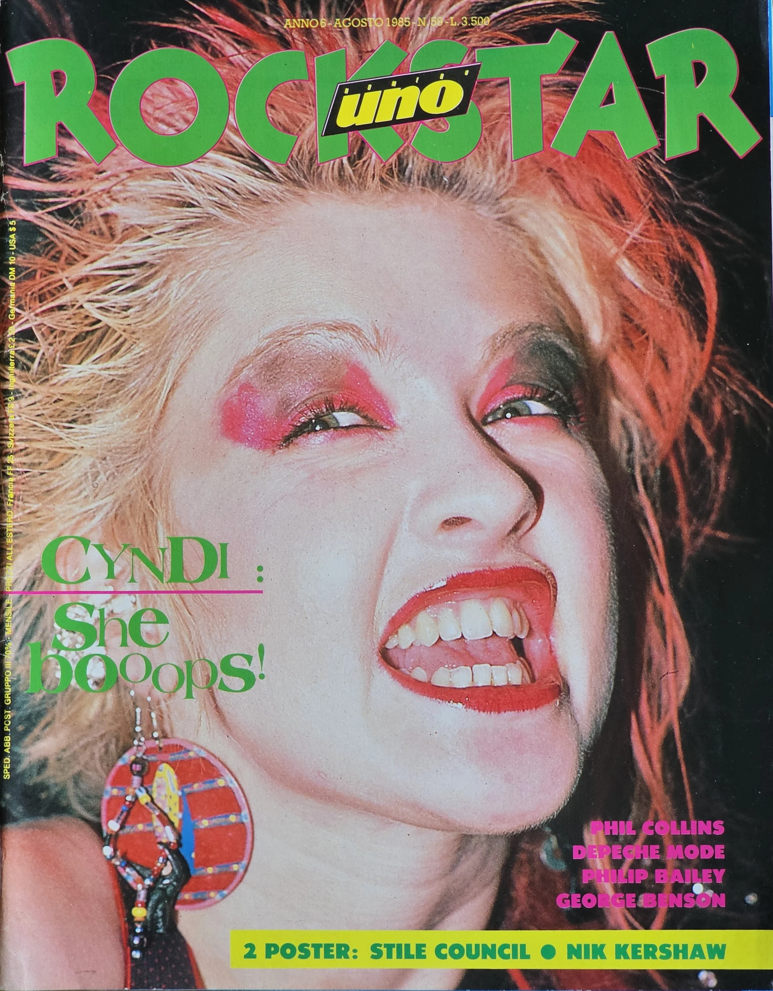  Number One Rockstar  
August 1985 
Italy