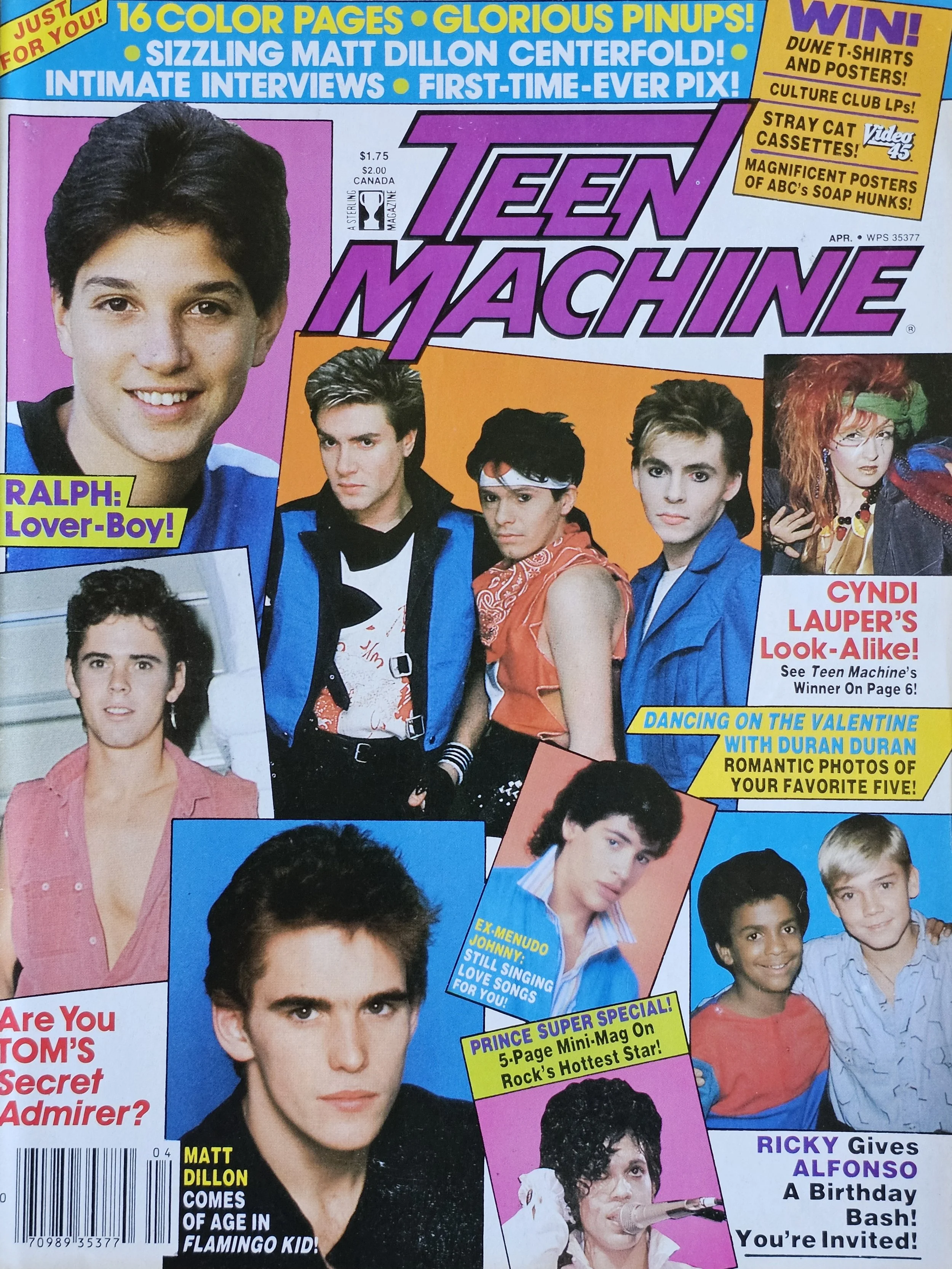  Teen Machine  
February 1985 
America
