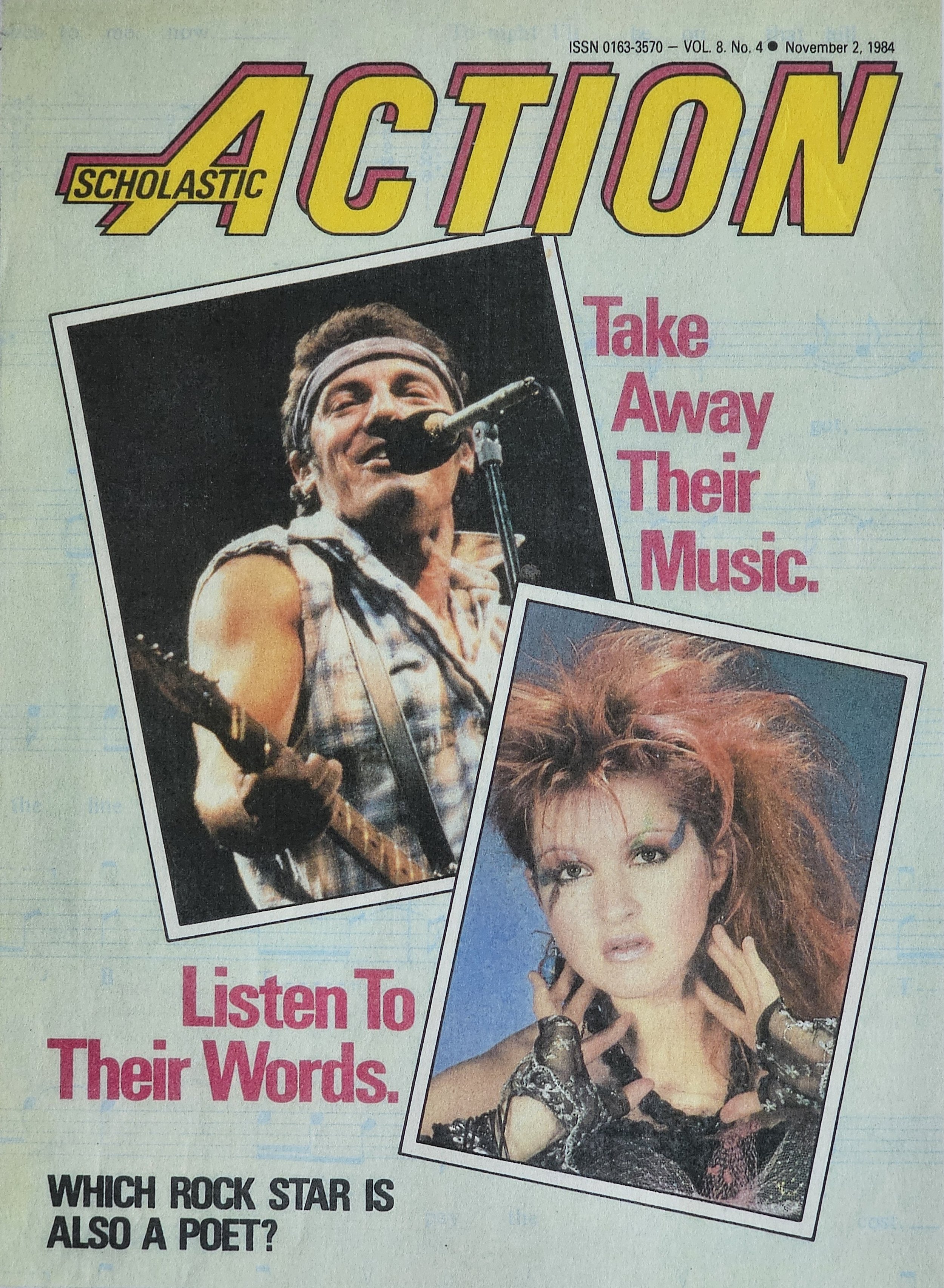  Scholastic Action  
November 2, 1984 
America 
(for the general music classroom)