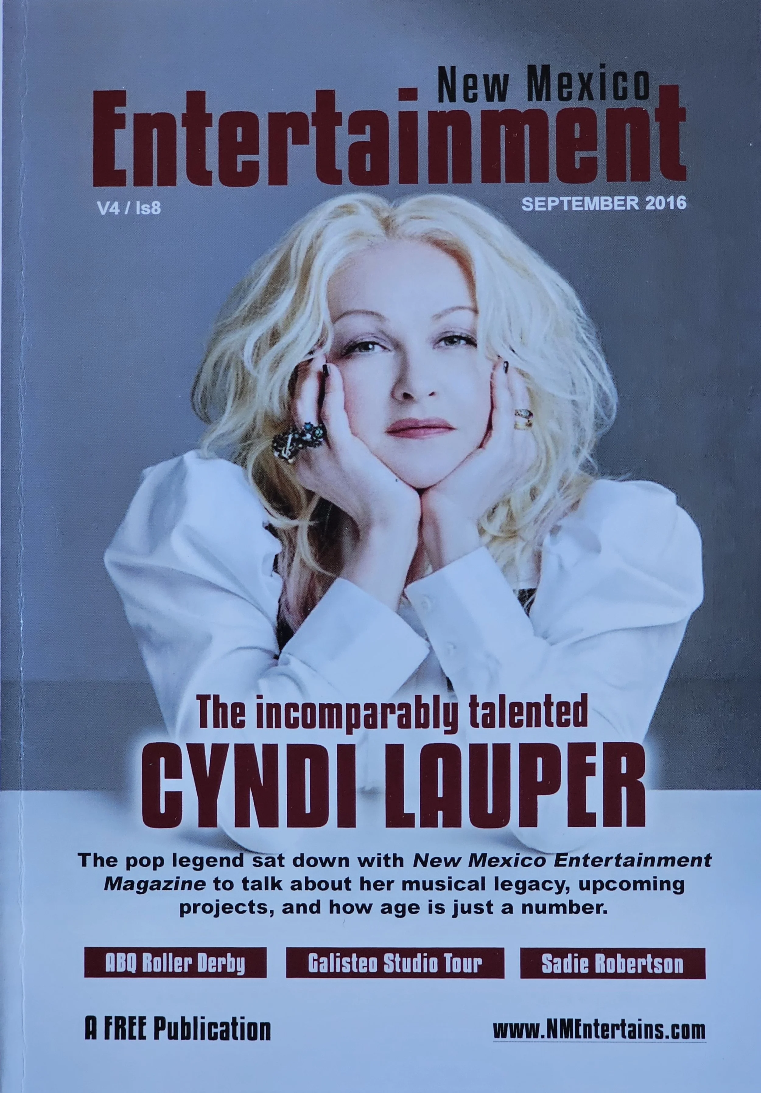  New Mexico Entertainment  
September 2016 
New Mexico