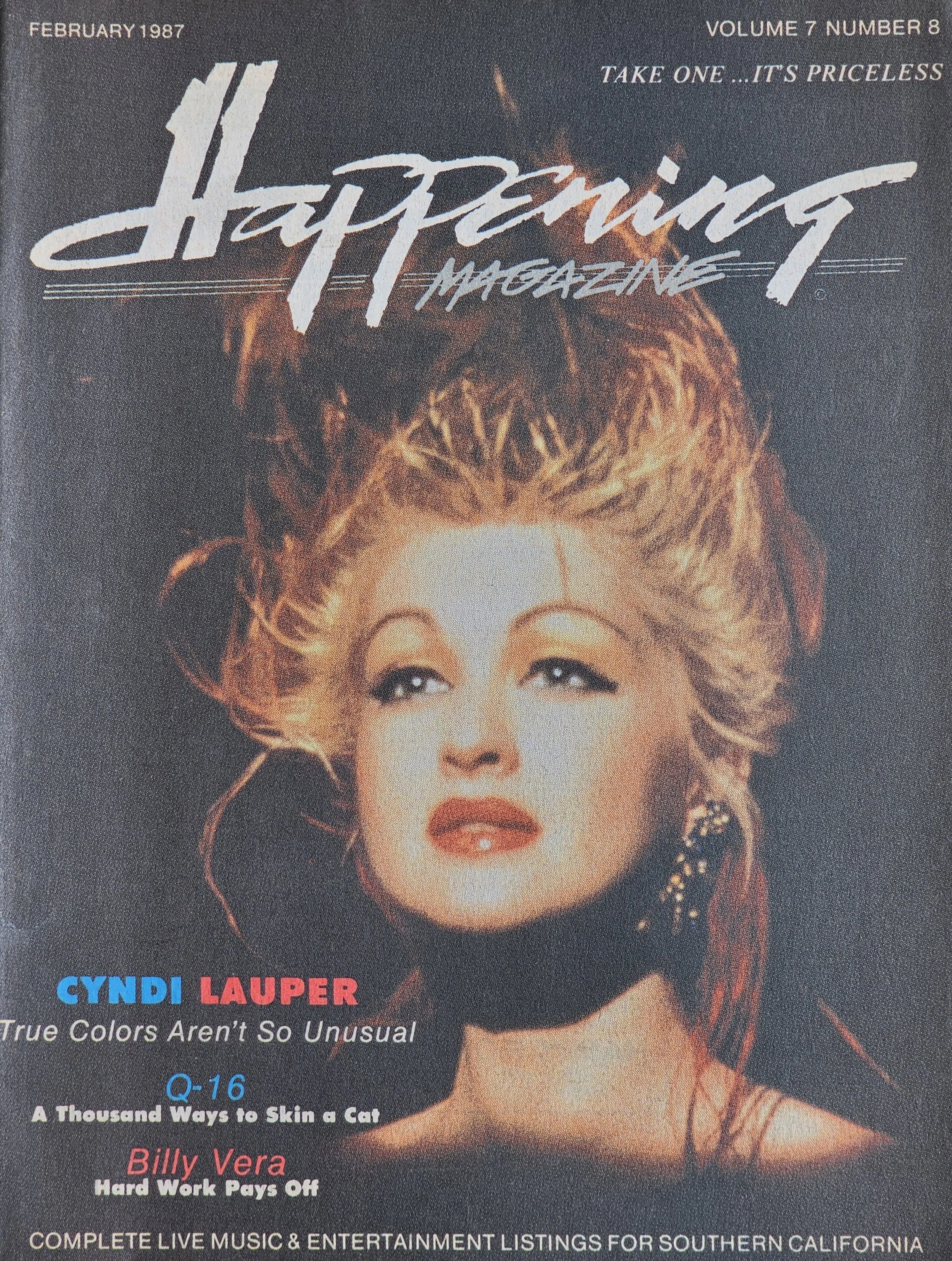  Happening Magazine  
February 1987 
California