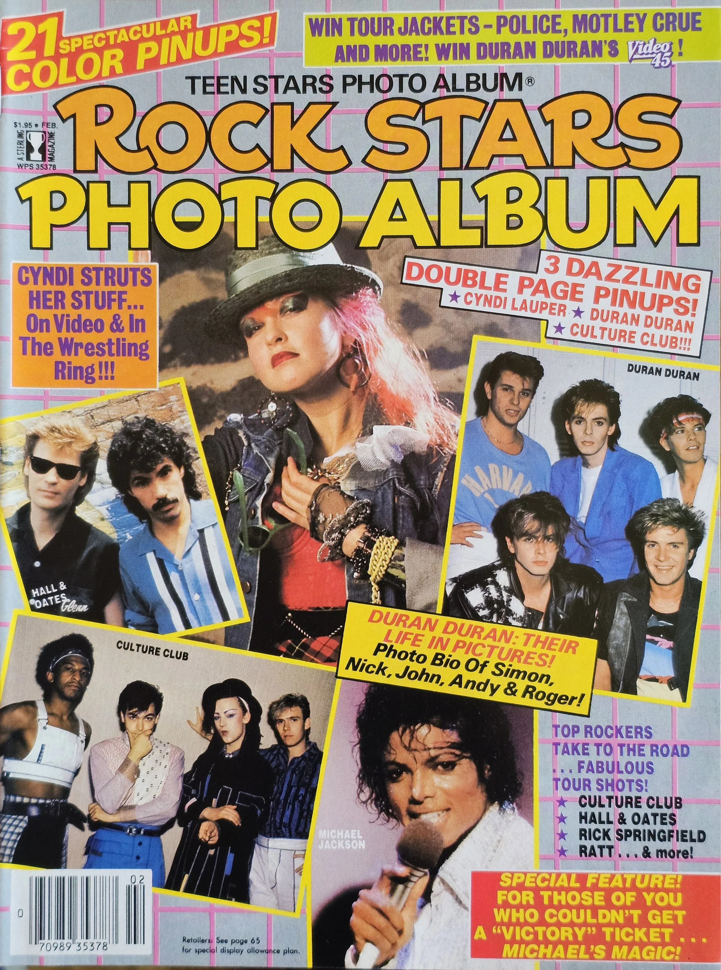  Rock Stars Photo Album  
February 1985 
America