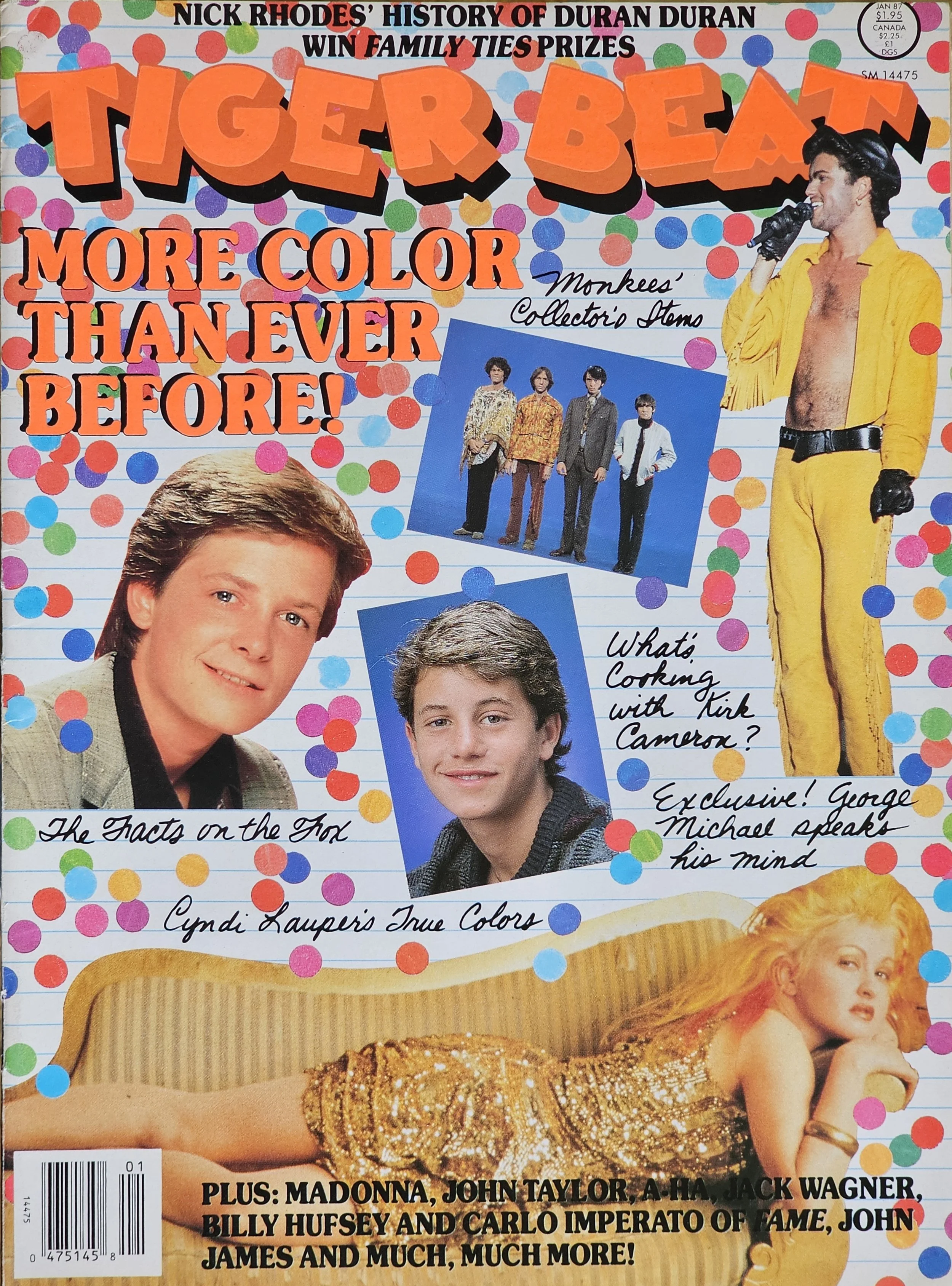  Tiger Beat  
January 1987 
America